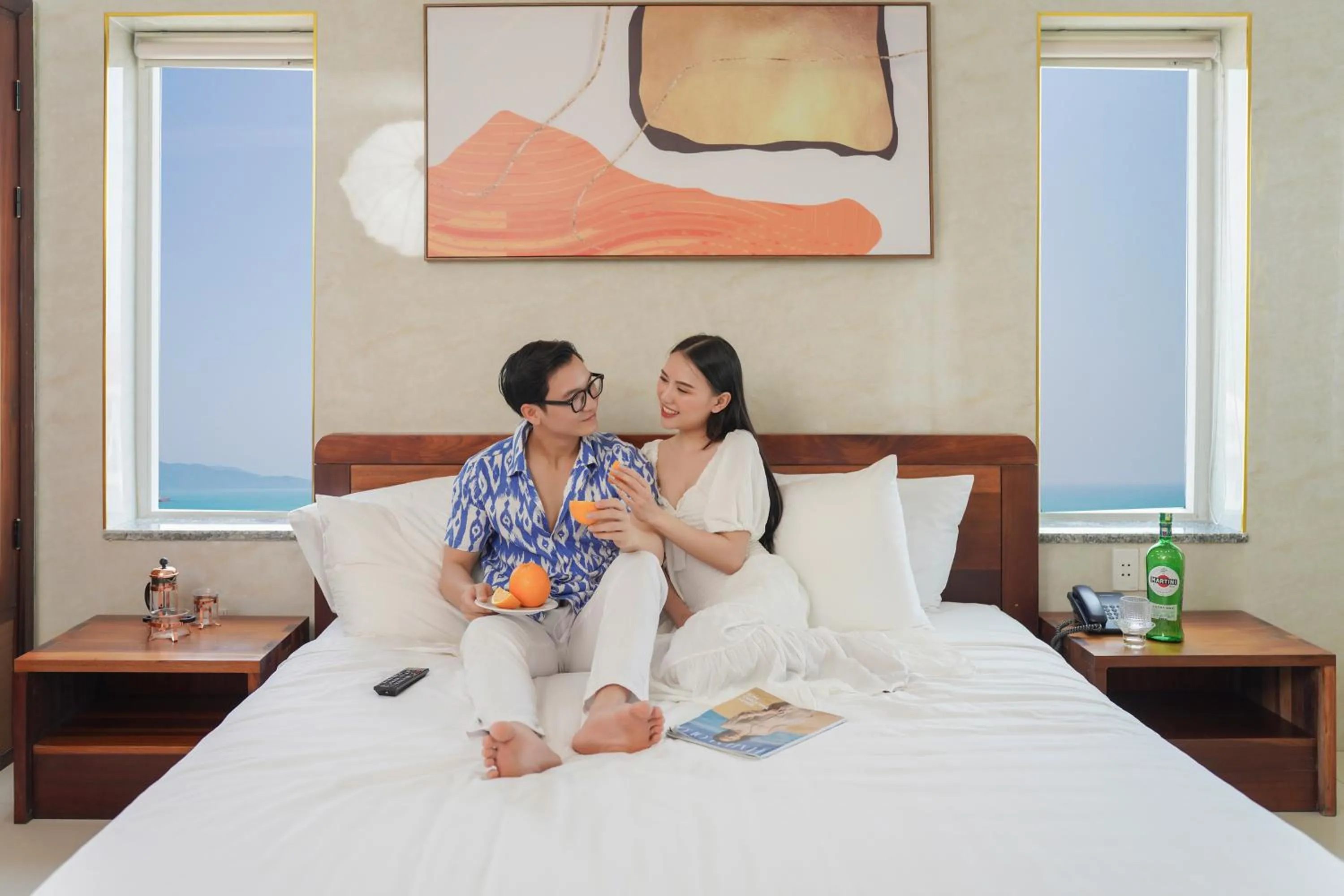 People, Bed in Hotel Soco