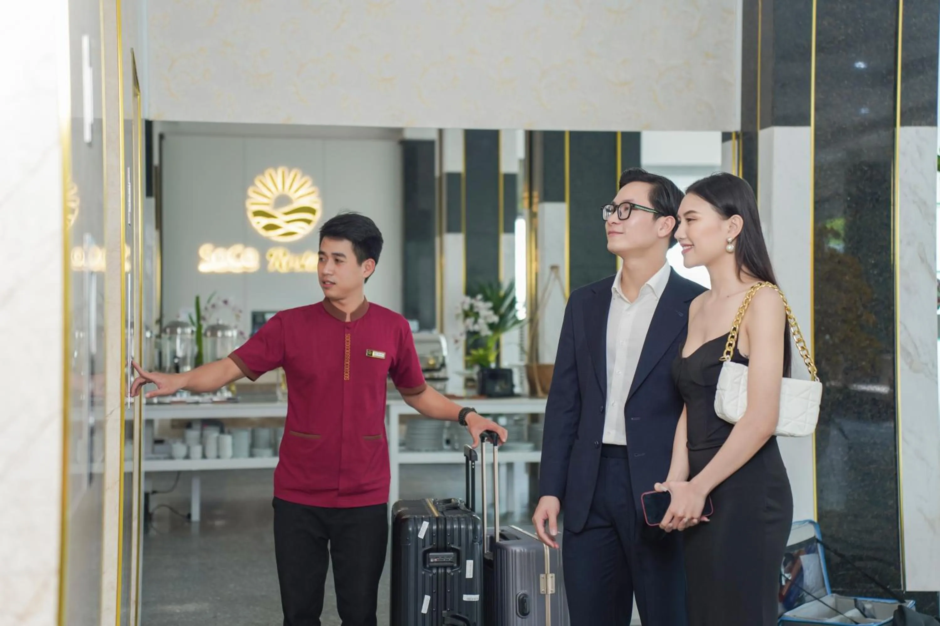 Lobby or reception in Hotel Soco