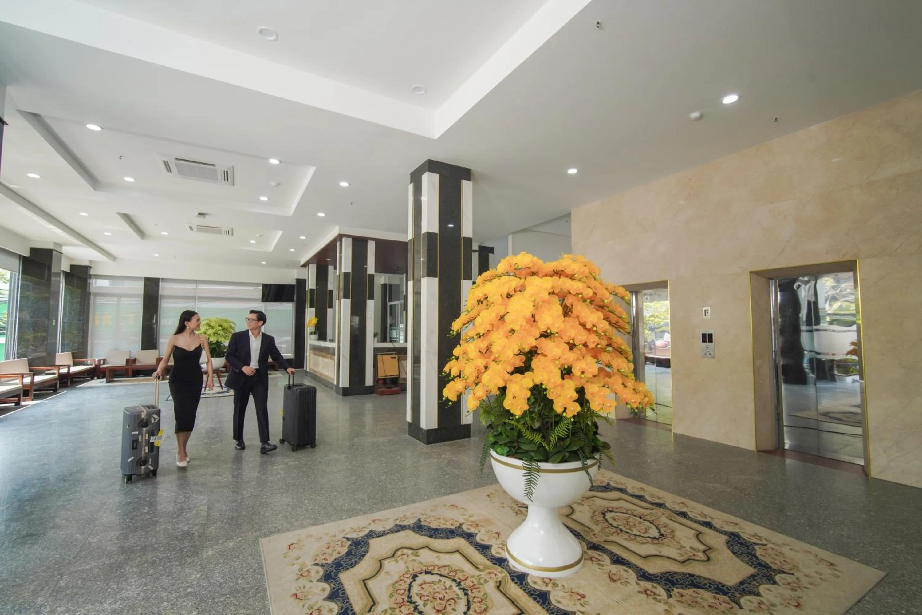 Lobby or reception in Hotel Soco