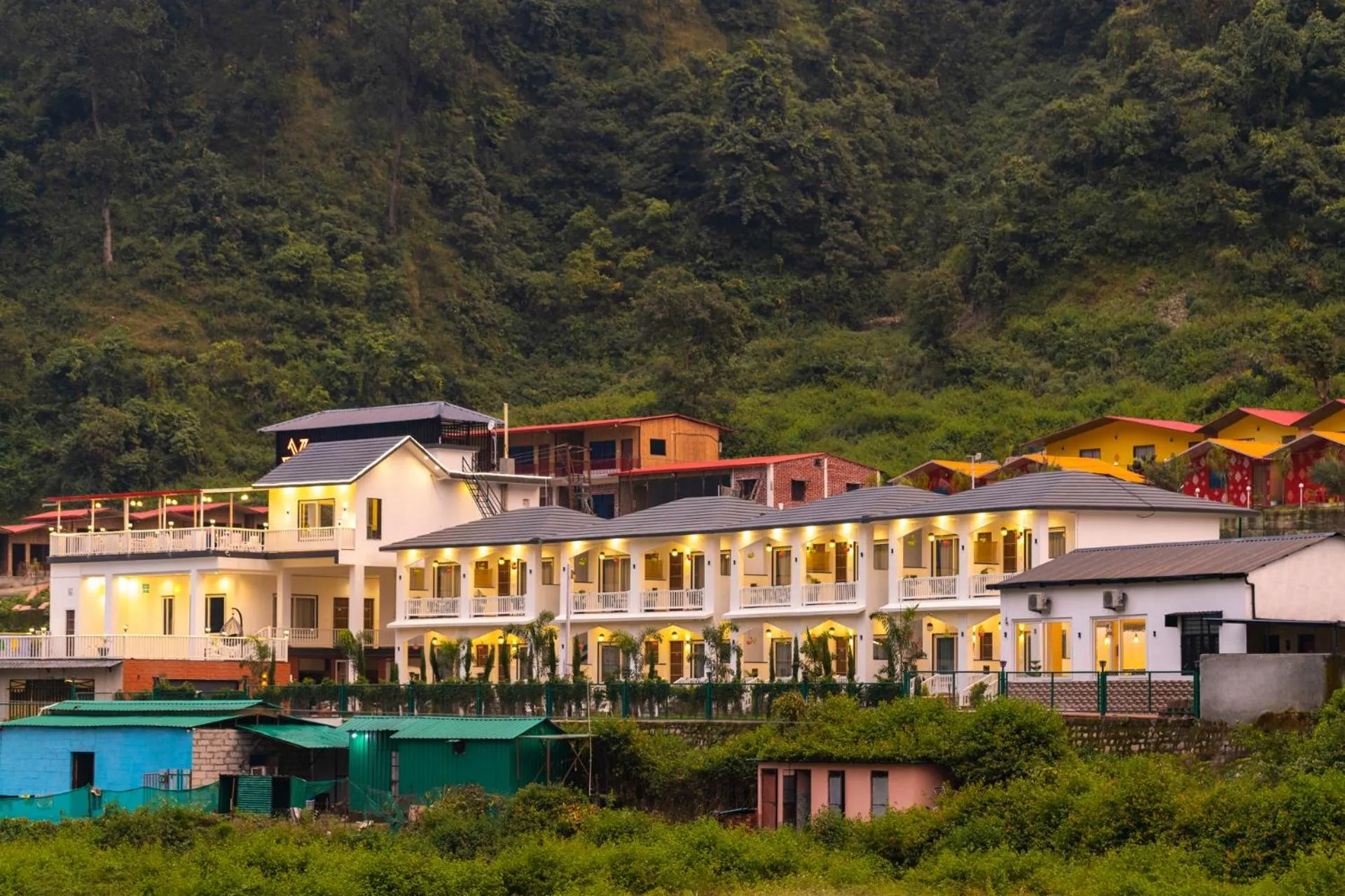 Property building in Zostel Plus Rishikesh, Mohanchatti