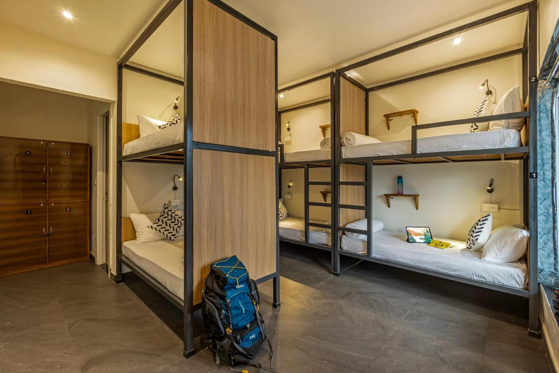 Photo of the whole room in Zostel Plus Rishikesh, Mohanchatti