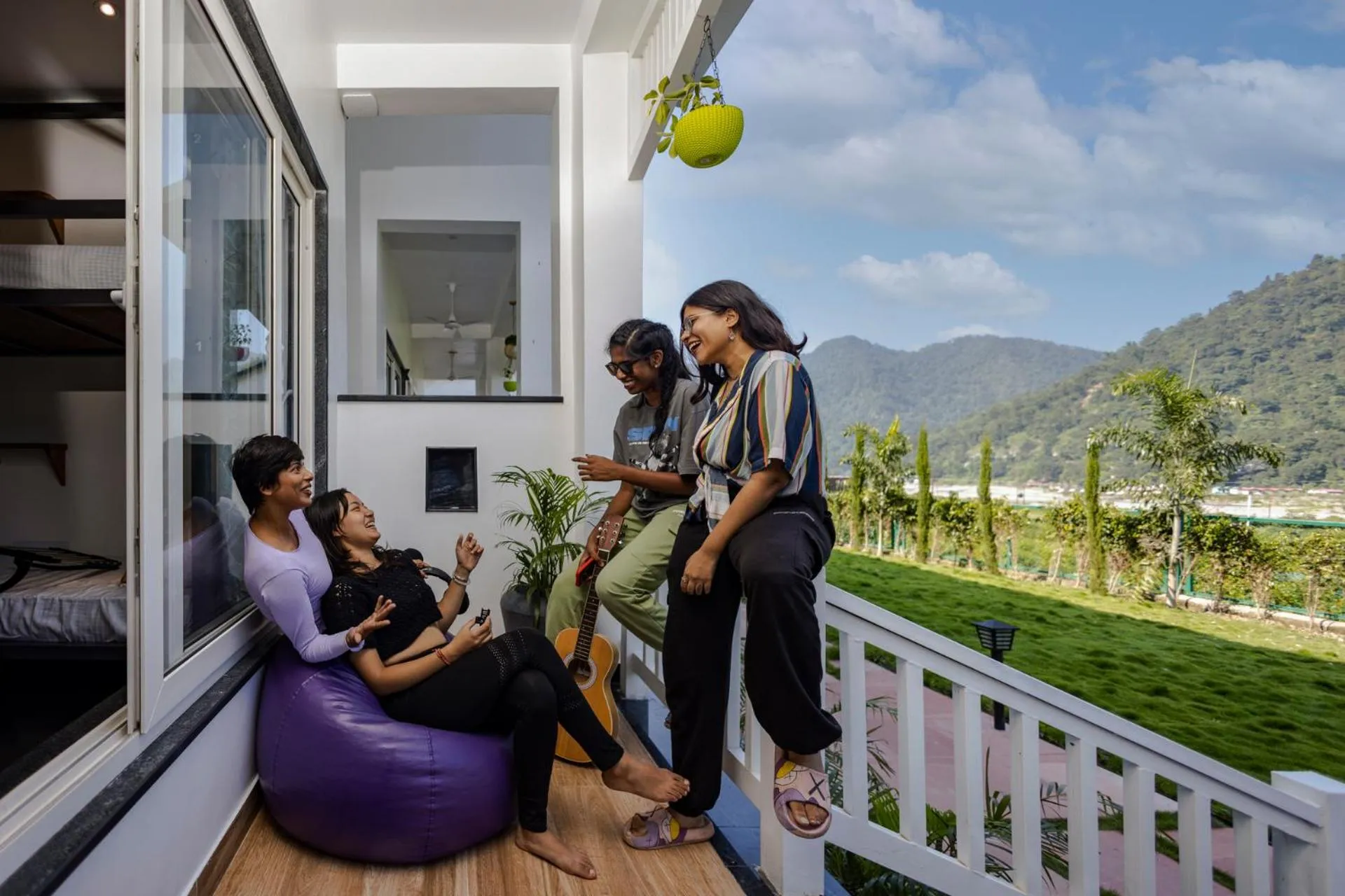 View (from property/room) in Zostel Plus Rishikesh, Mohanchatti