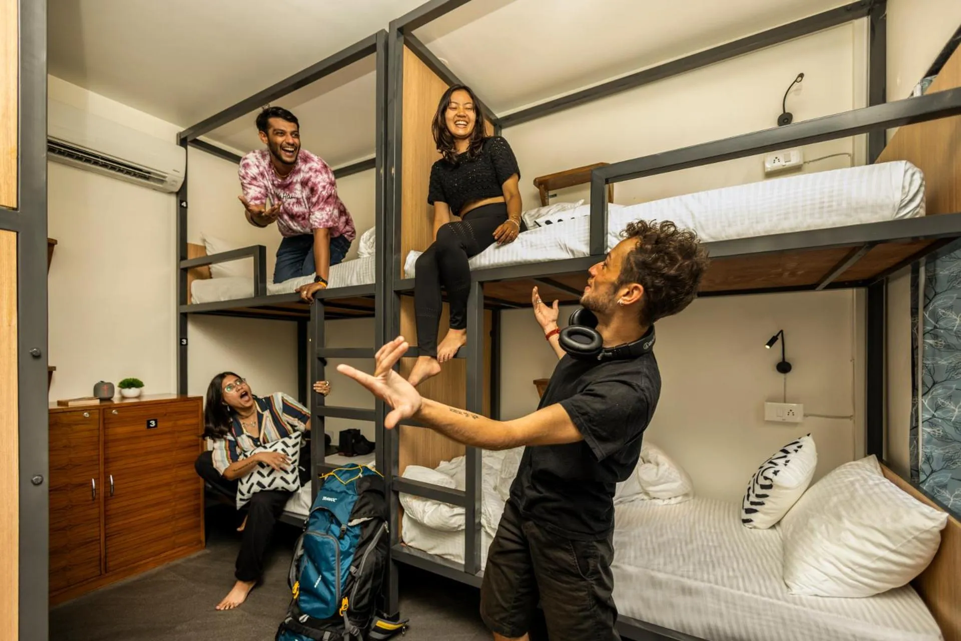 Bed in Zostel Plus Rishikesh, Mohanchatti