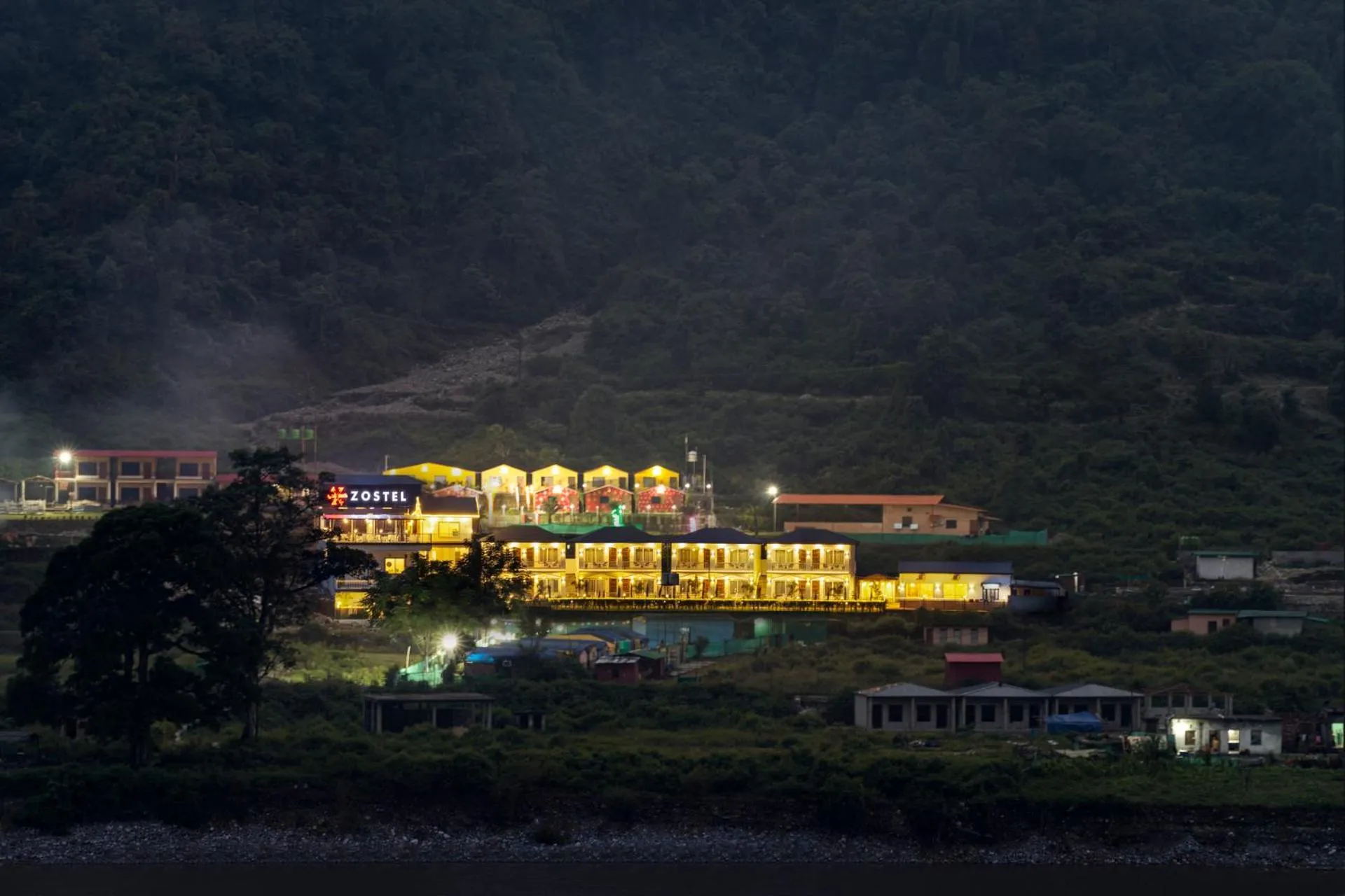 Property building in Zostel Plus Rishikesh, Mohanchatti