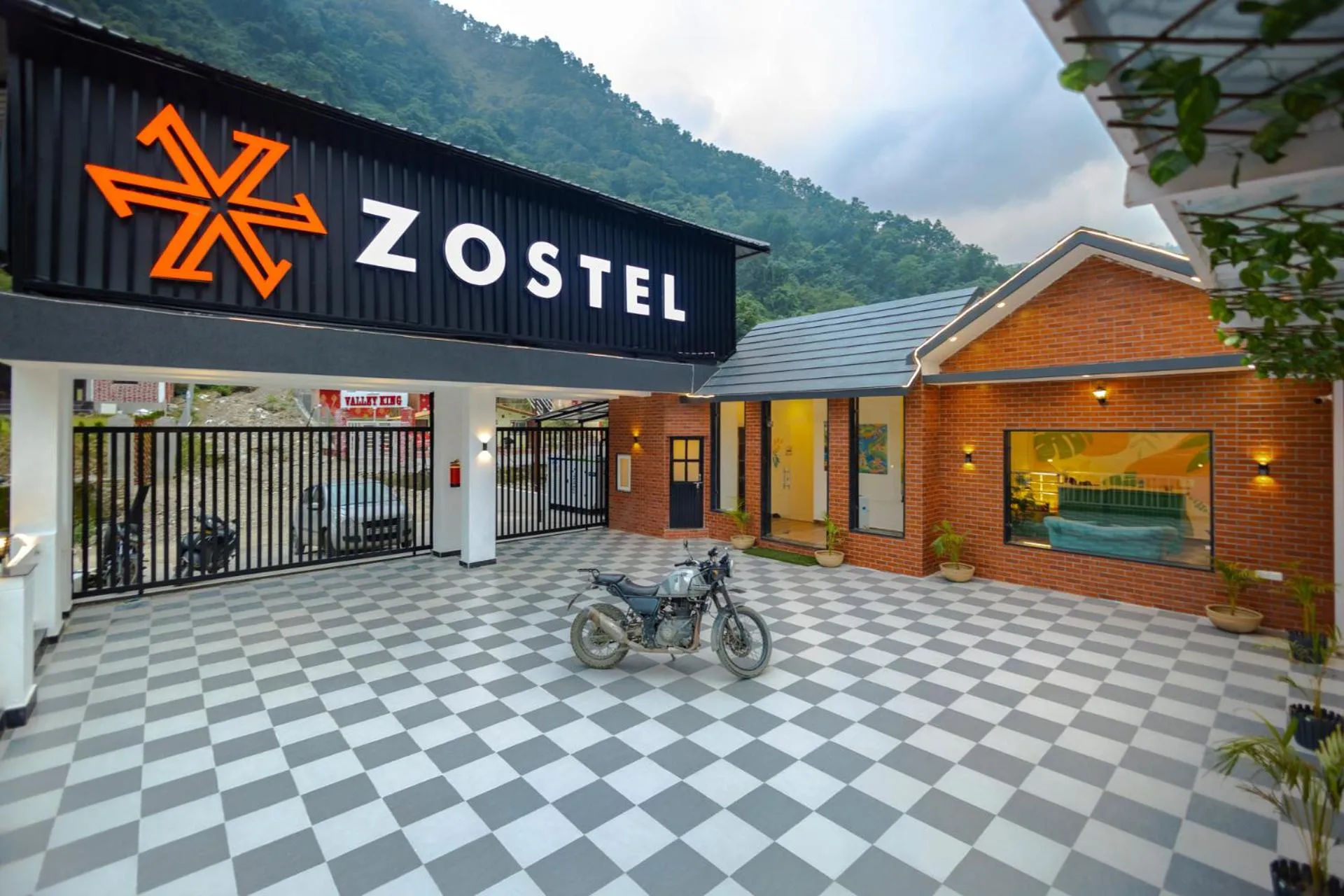 Parking in Zostel Plus Rishikesh, Mohanchatti