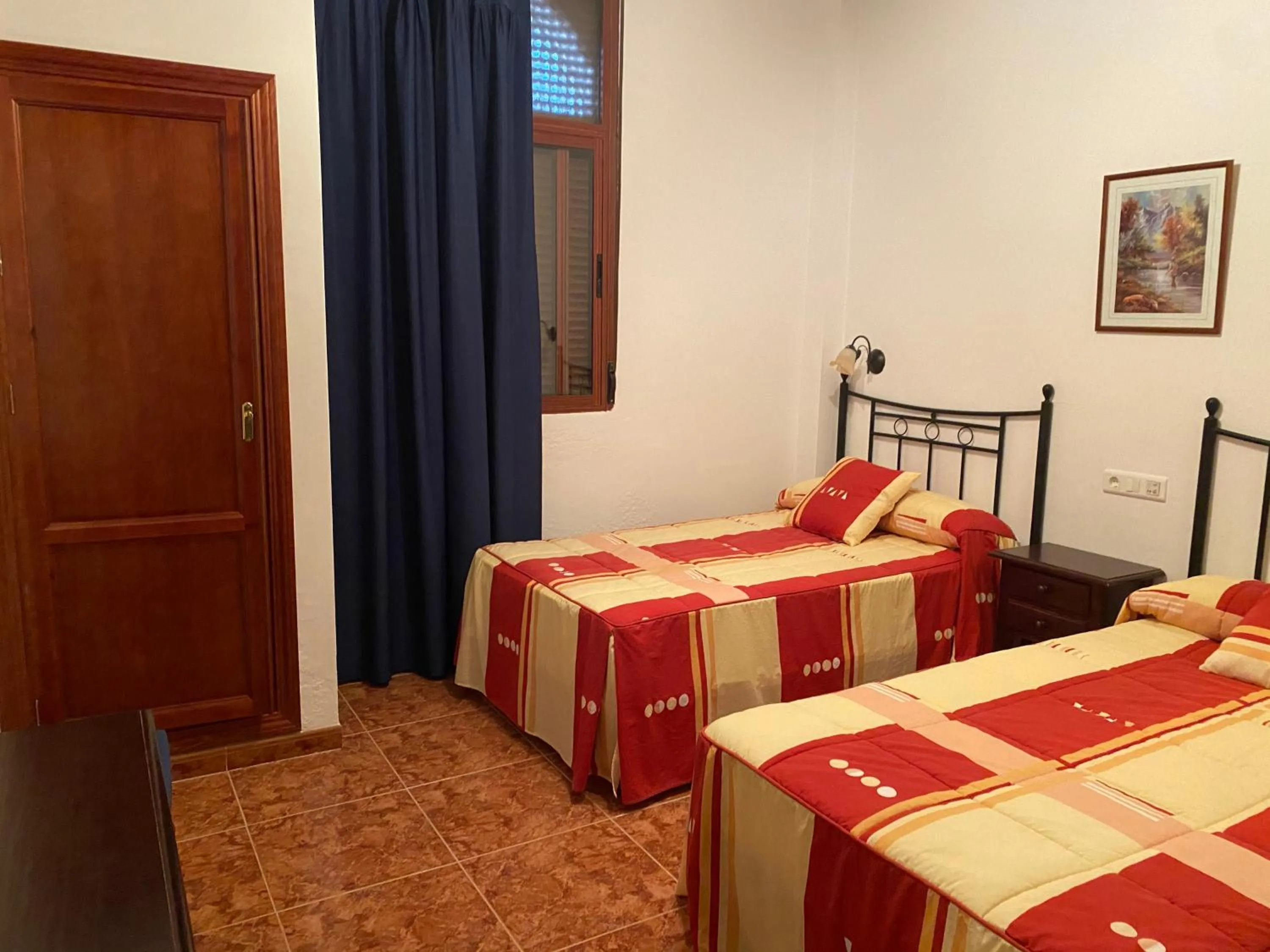 Bed in Hotel Meson Fuente del Pino