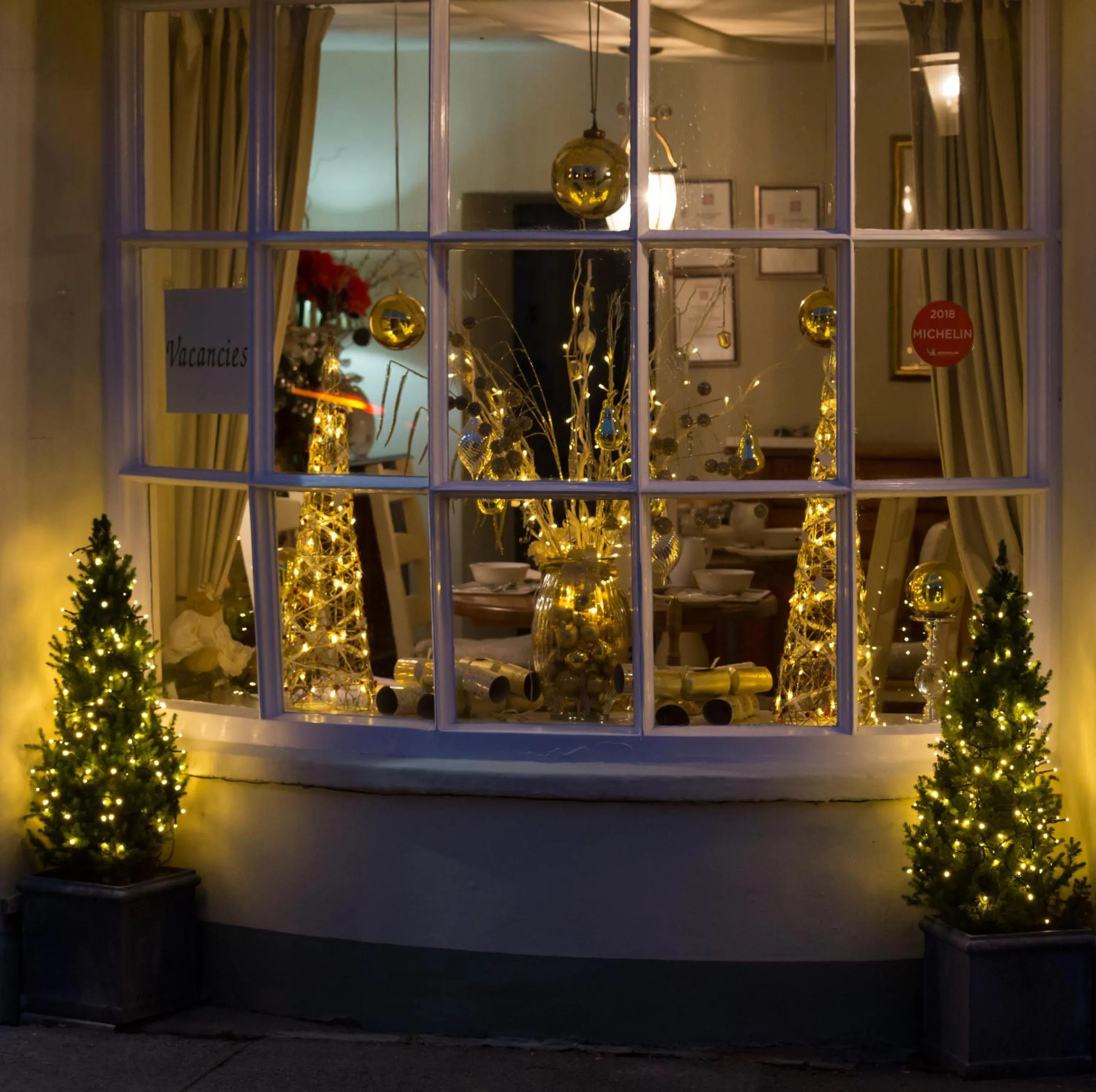 Dining area in The Old Brewhouse