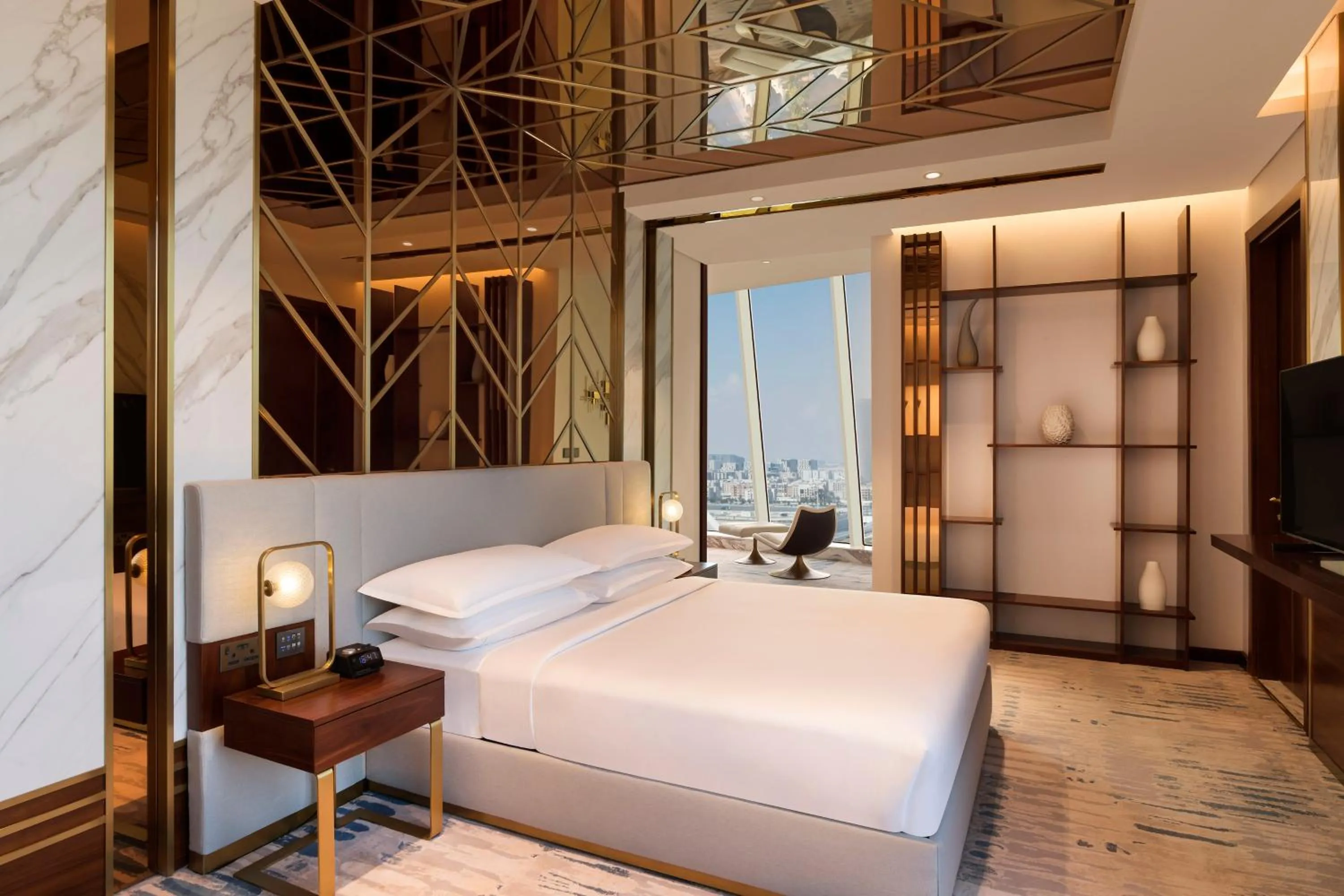 Bed in Velero Hotel Doha Lusail