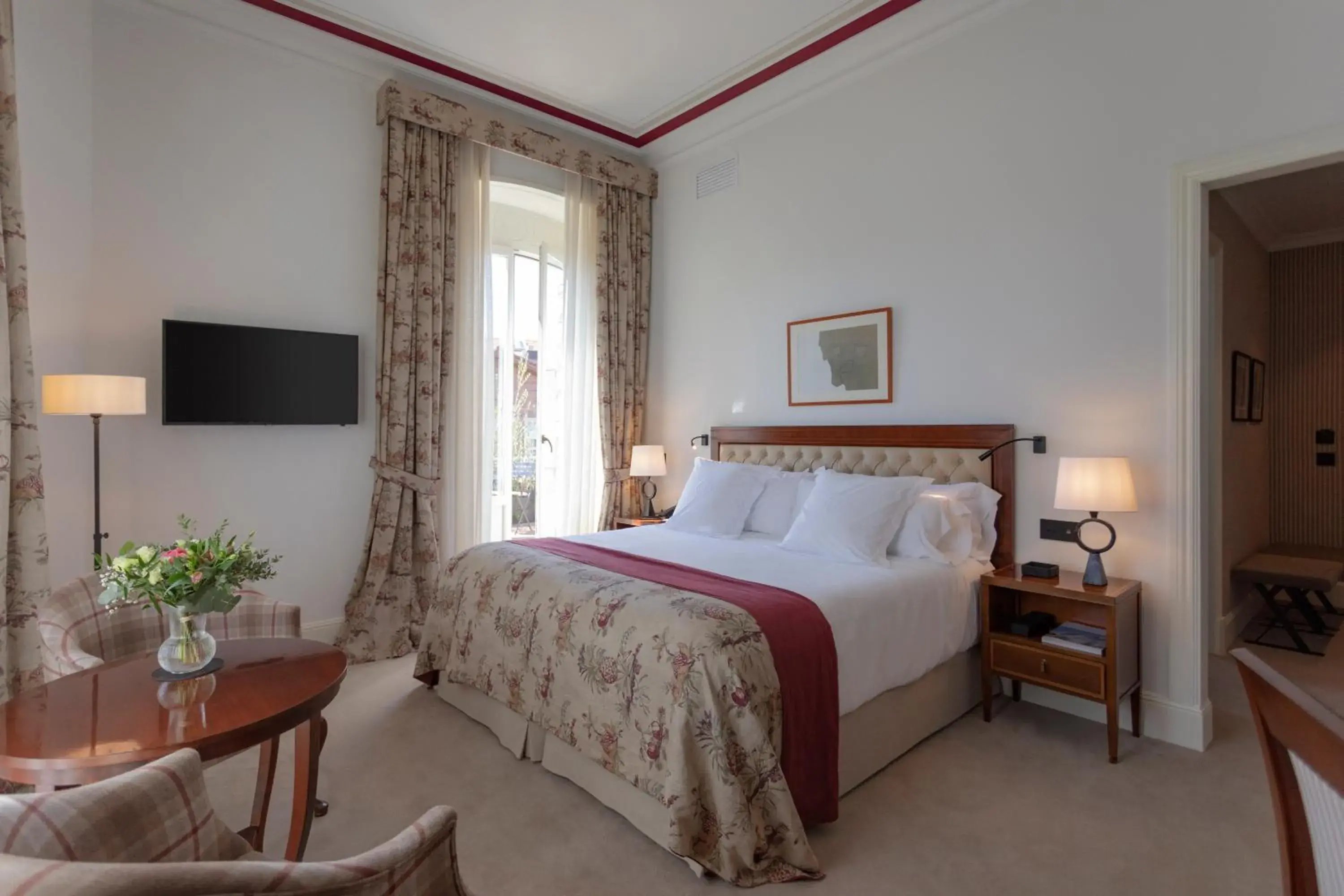 Deluxe Double Room with Balcony in Hotel Villa Soro Deluxe Double Room with Balcony in Hotel Villa Soro