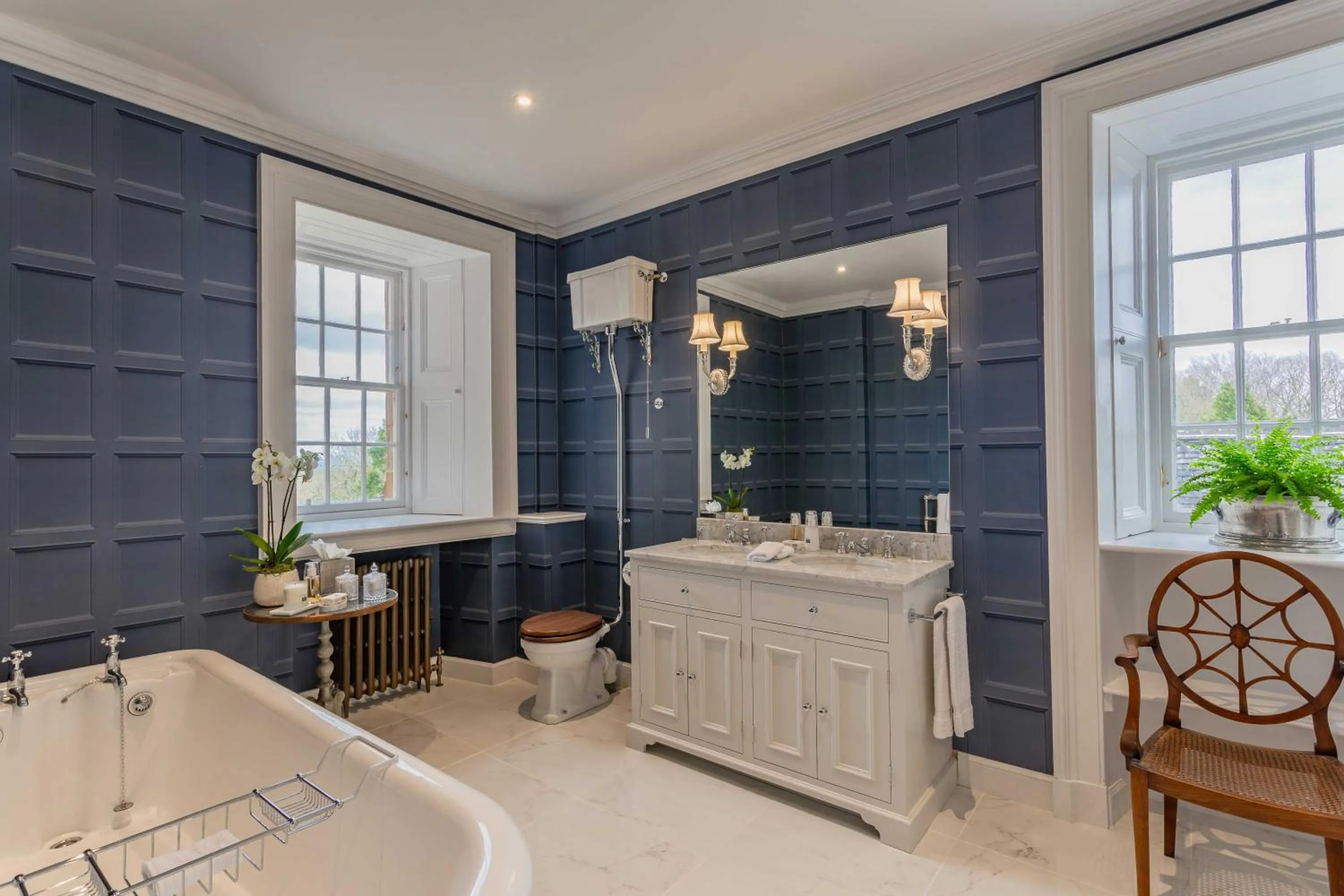 Bathroom in Glenapp Castle