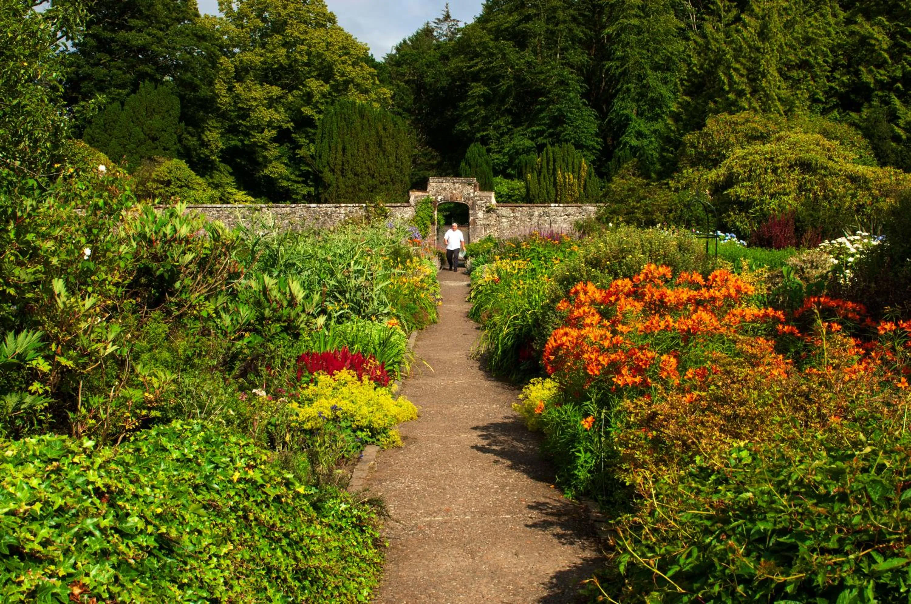 Garden in Glenapp Castle