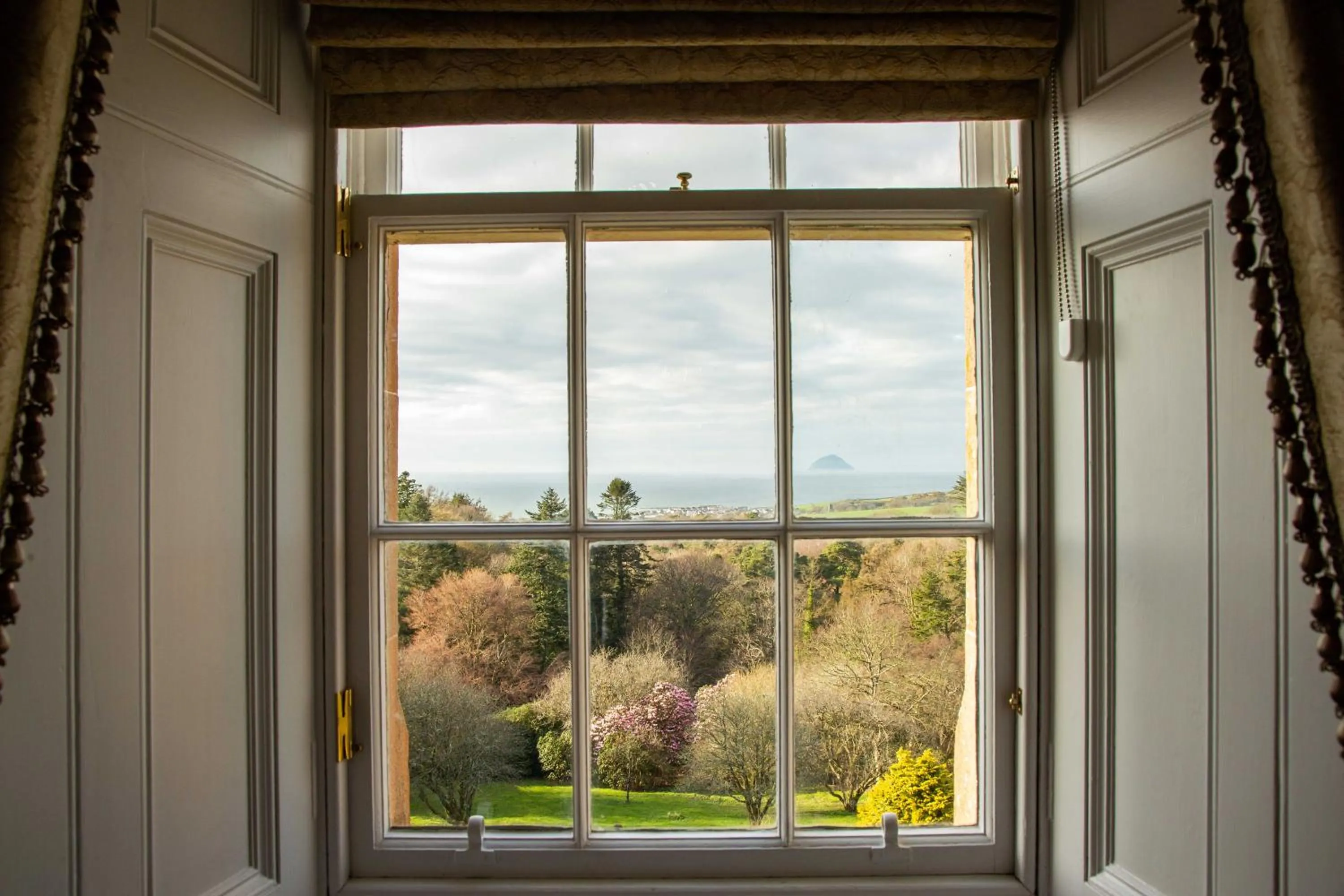 View (from property/room) in Glenapp Castle