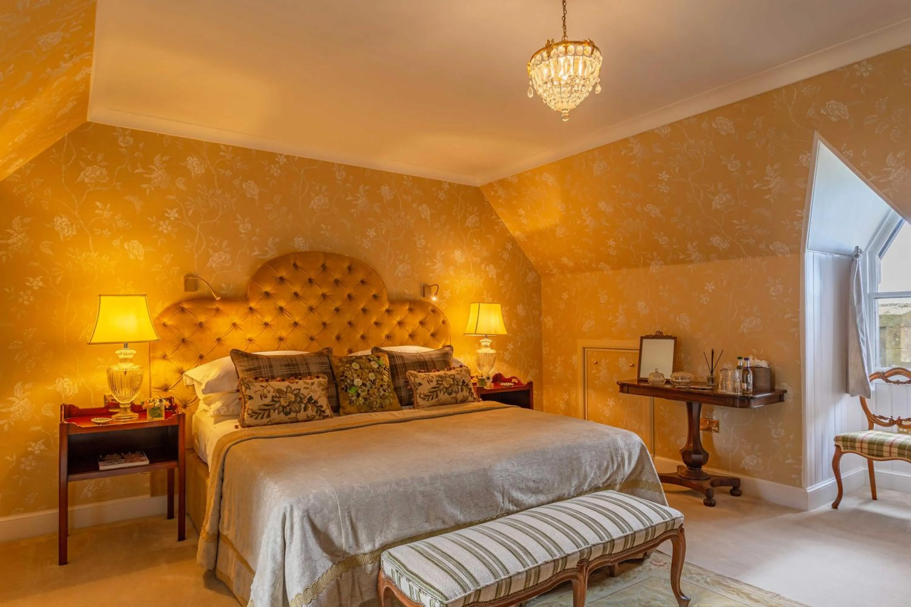 Bed in Glenapp Castle