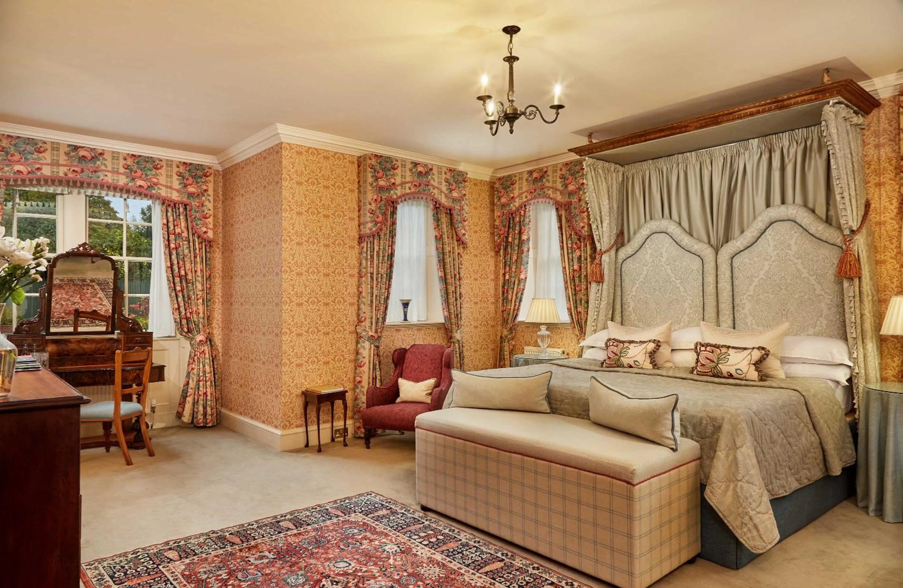 Bed in Glenapp Castle