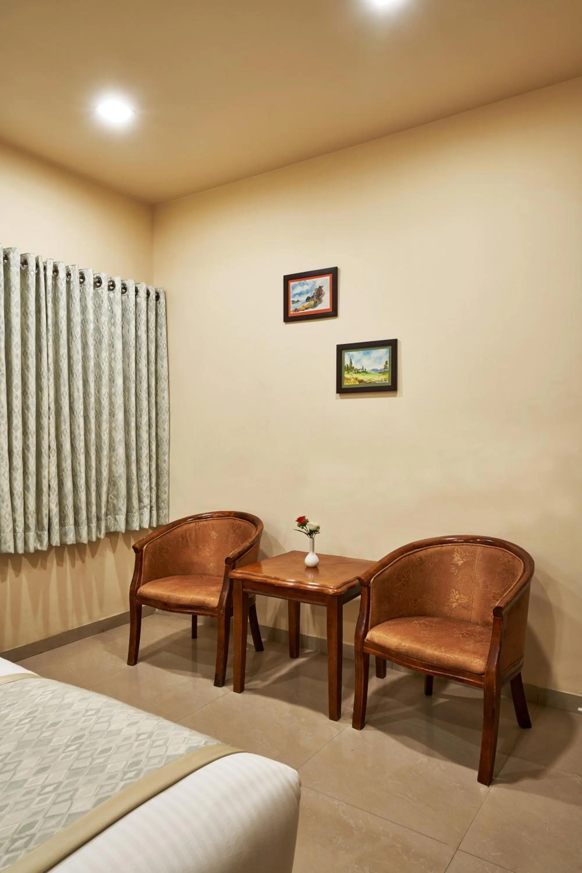 Seating area in Hotel Atria, Kolhapur