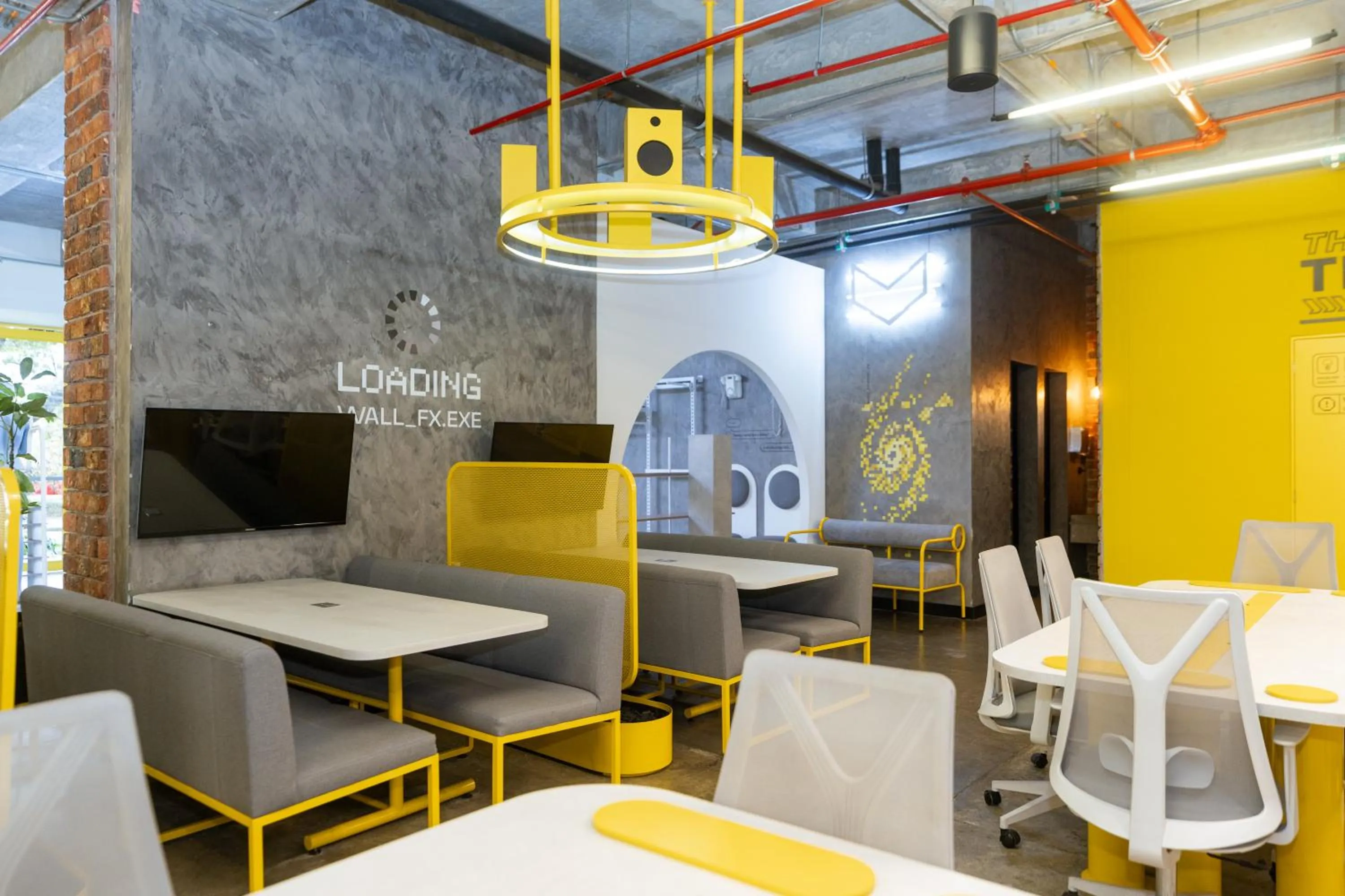 Seating area in Indie Universe Creative Hotel