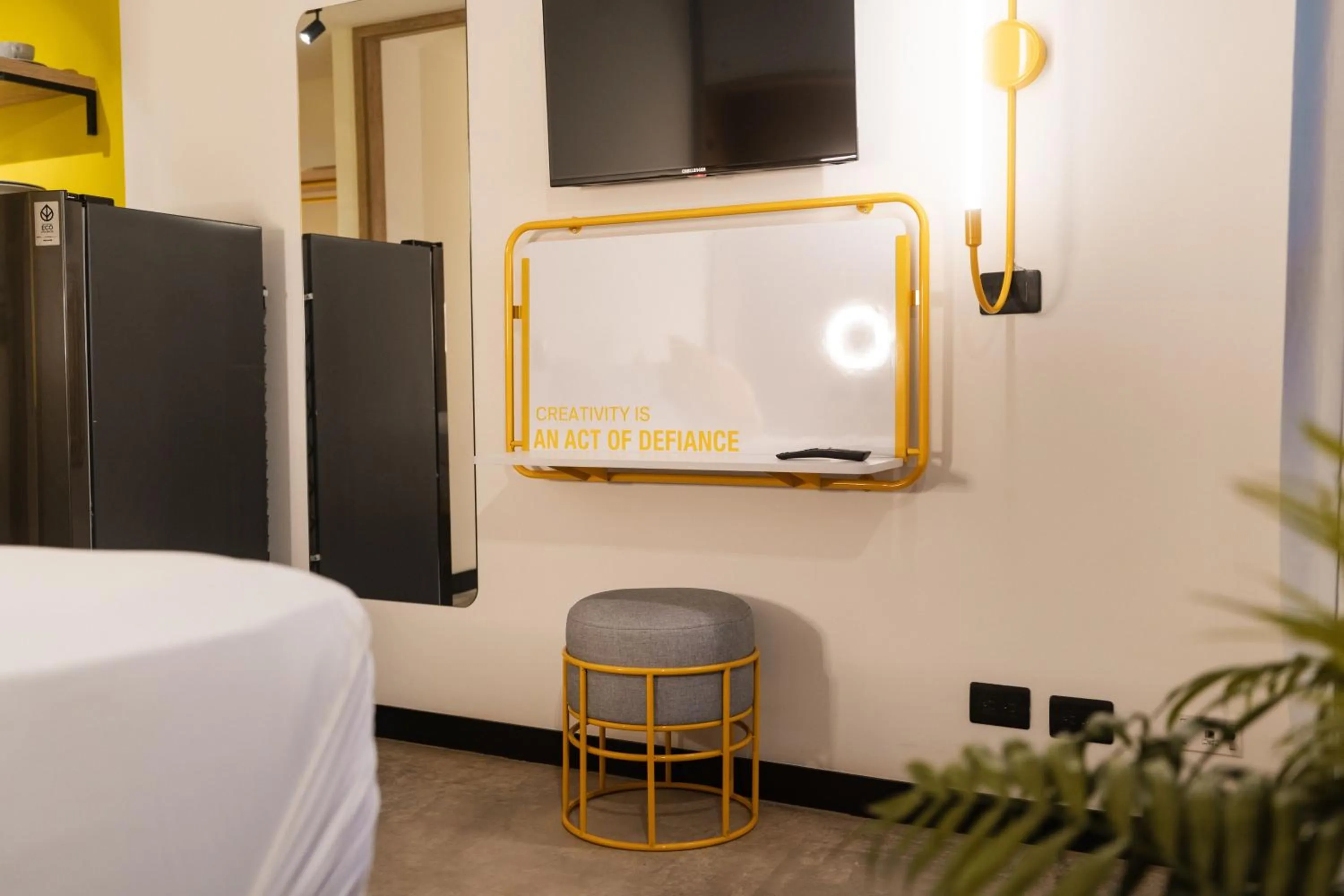 Bed in Indie Universe Creative Hotel