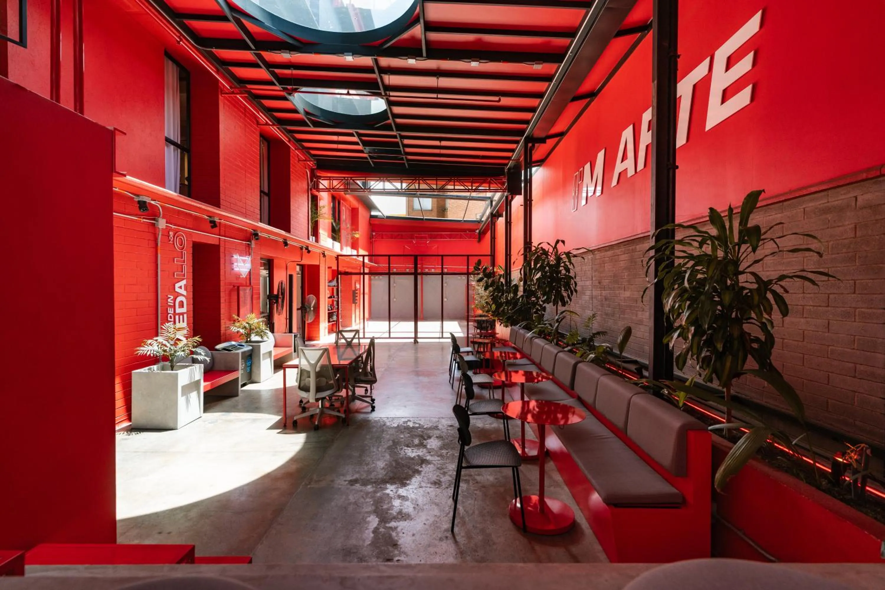 Seating area in Indie Universe Creative Hotel