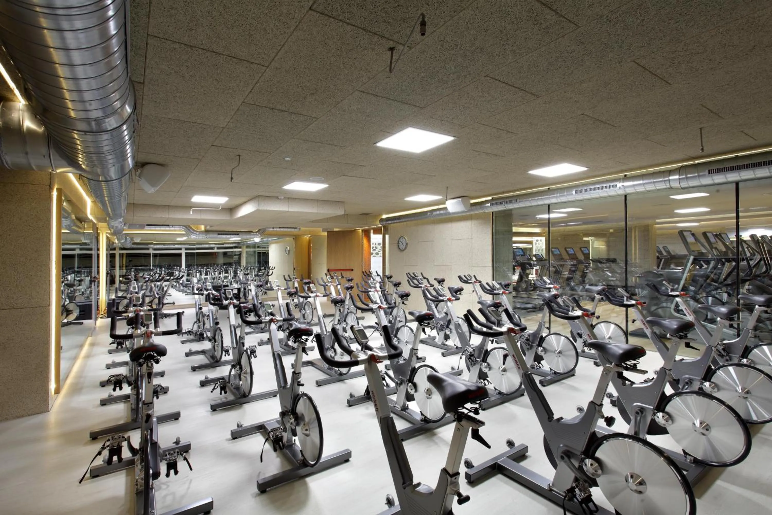 Fitness centre/facilities in NH Collection Madrid Eurobuilding