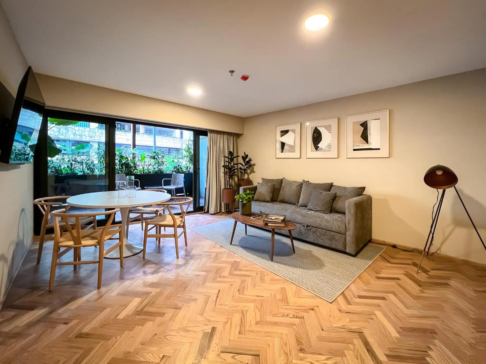 Living room in Ana Polanco Apartments