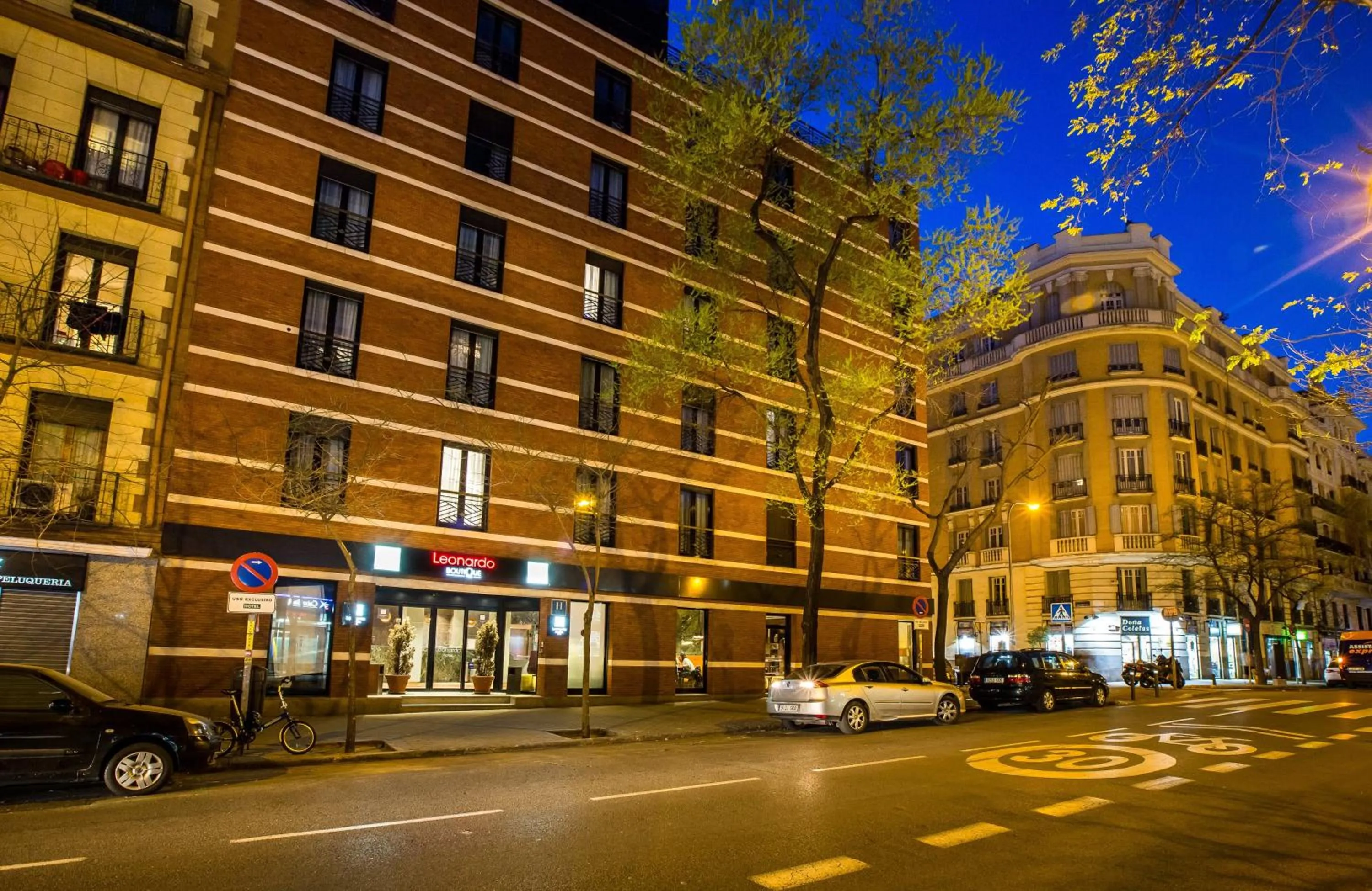 Property building in Leonardo Boutique Hotel Madrid