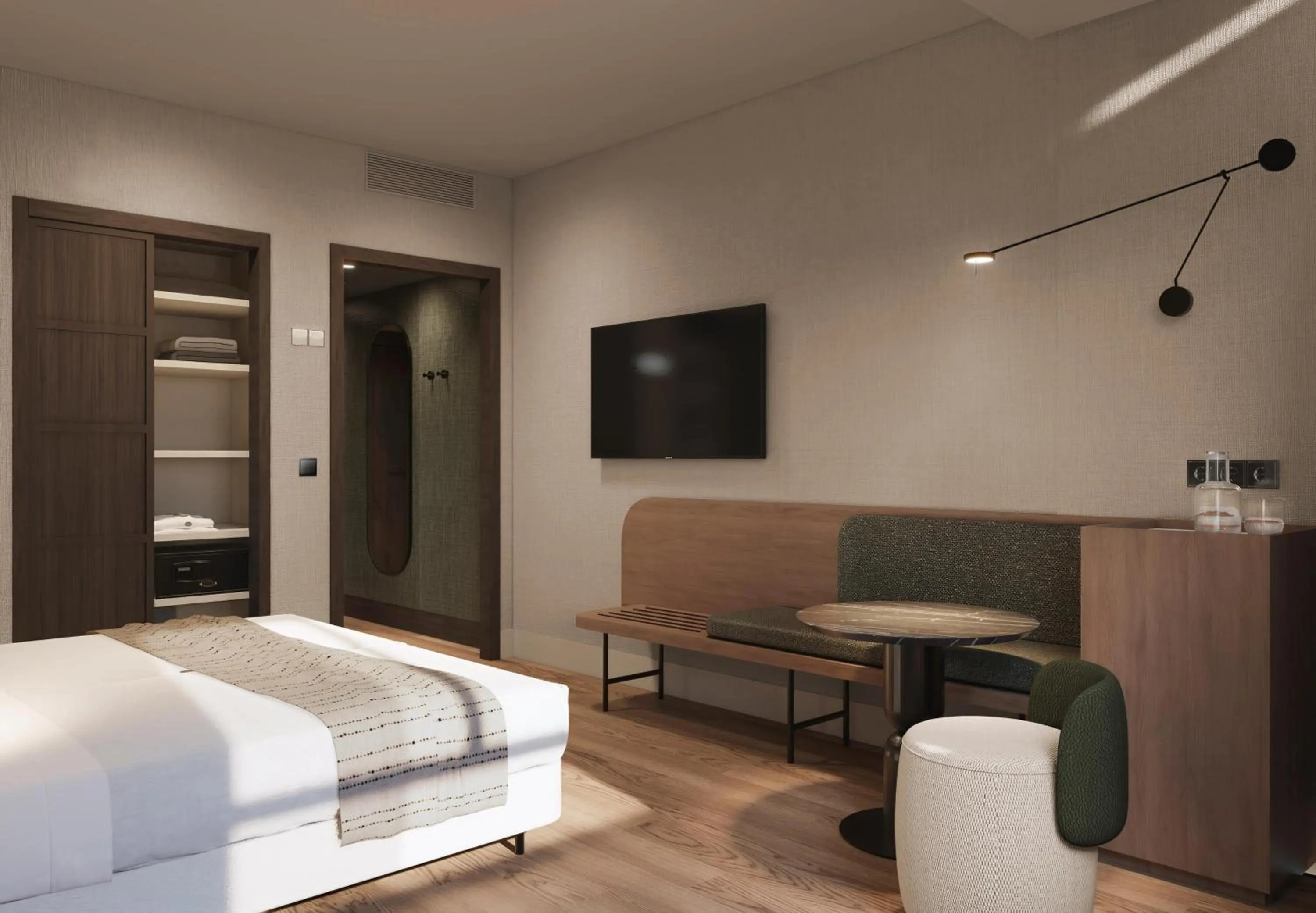 Bedroom, Bed in NH Canciller Ayala Vitoria