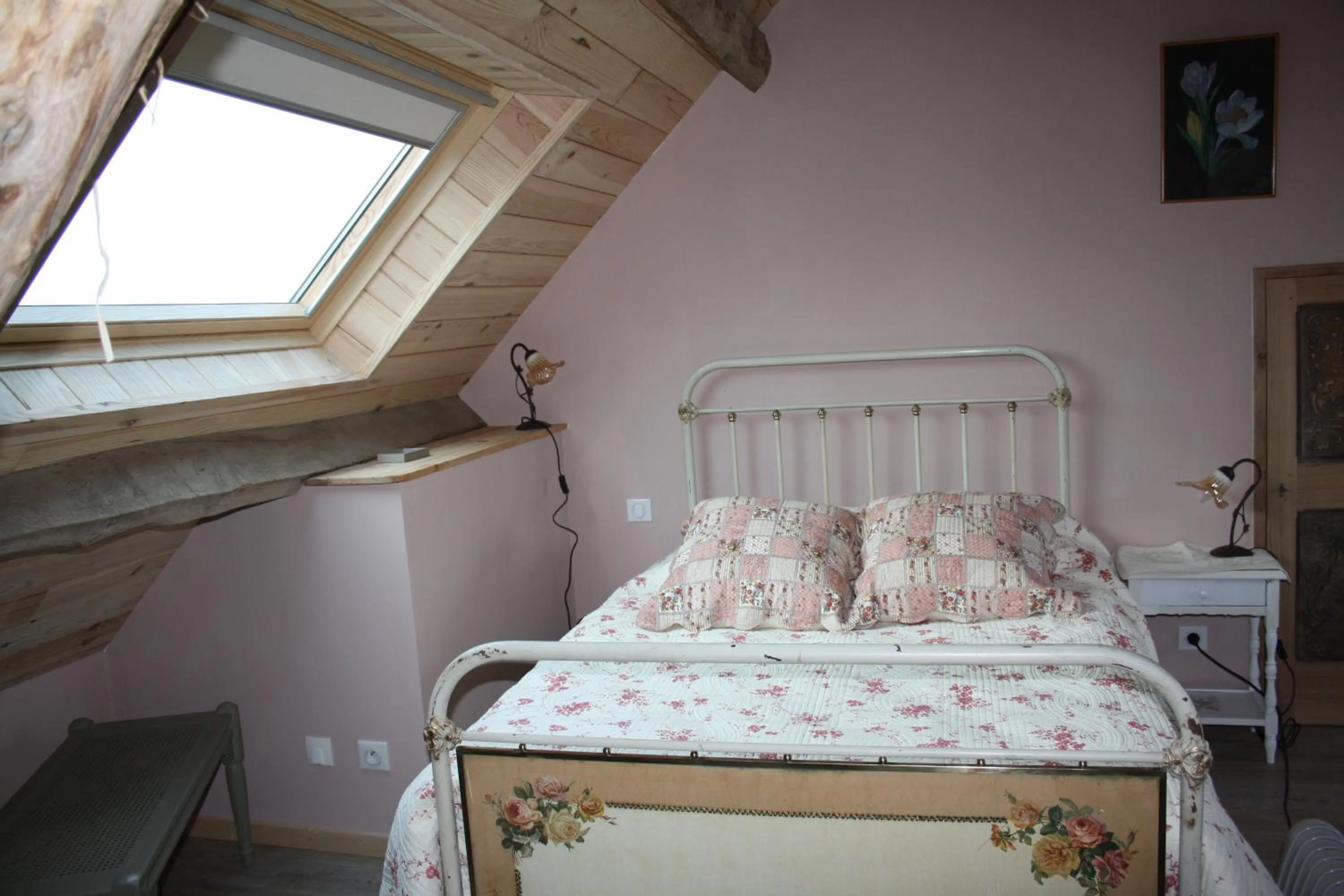 Bed in Chambre d'hôtes - Le jardin des Patissons