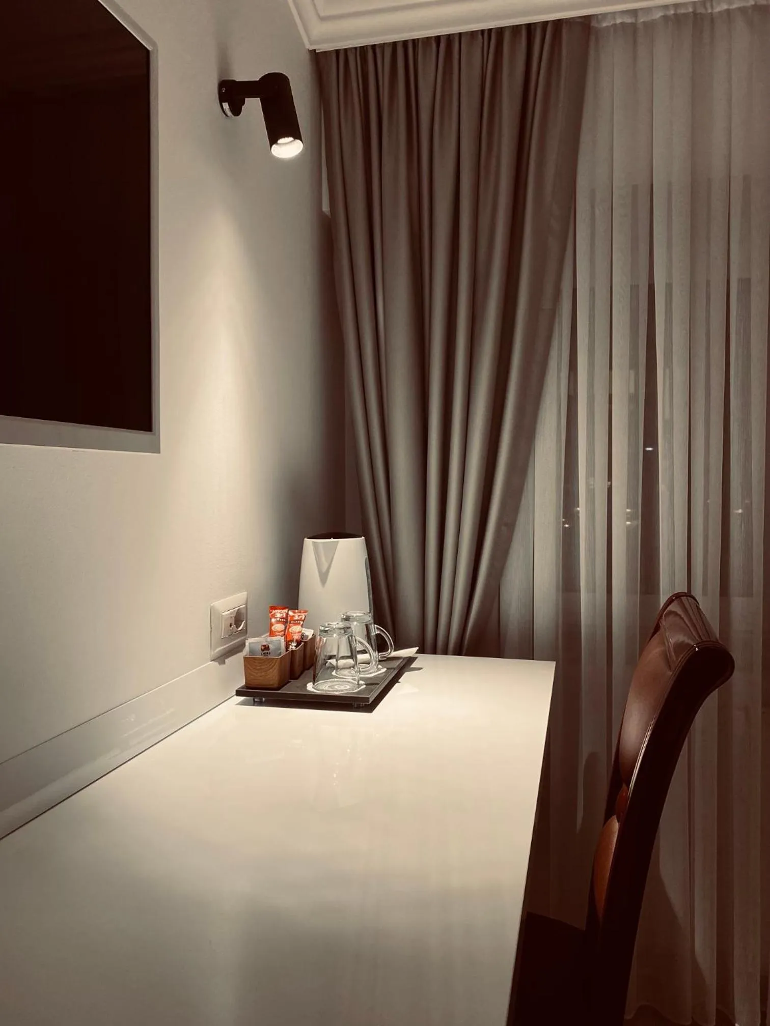 Bed in Hotel Callisto