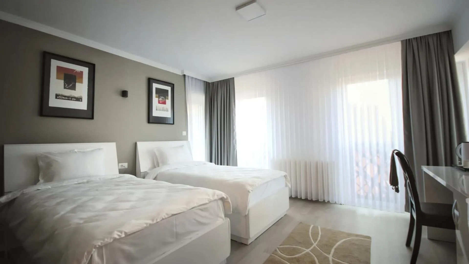 Bed in Hotel Callisto