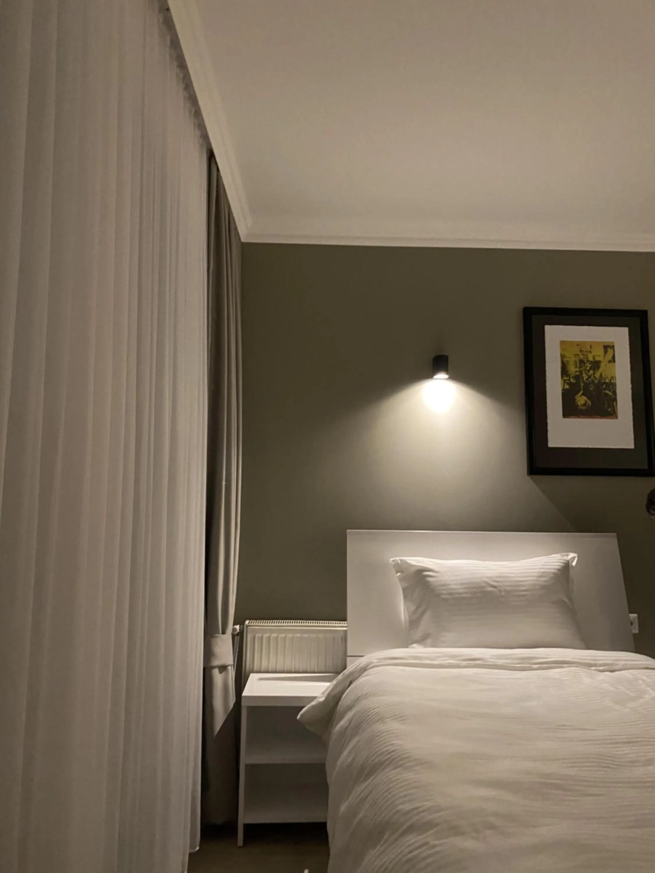 Bed in Hotel Callisto