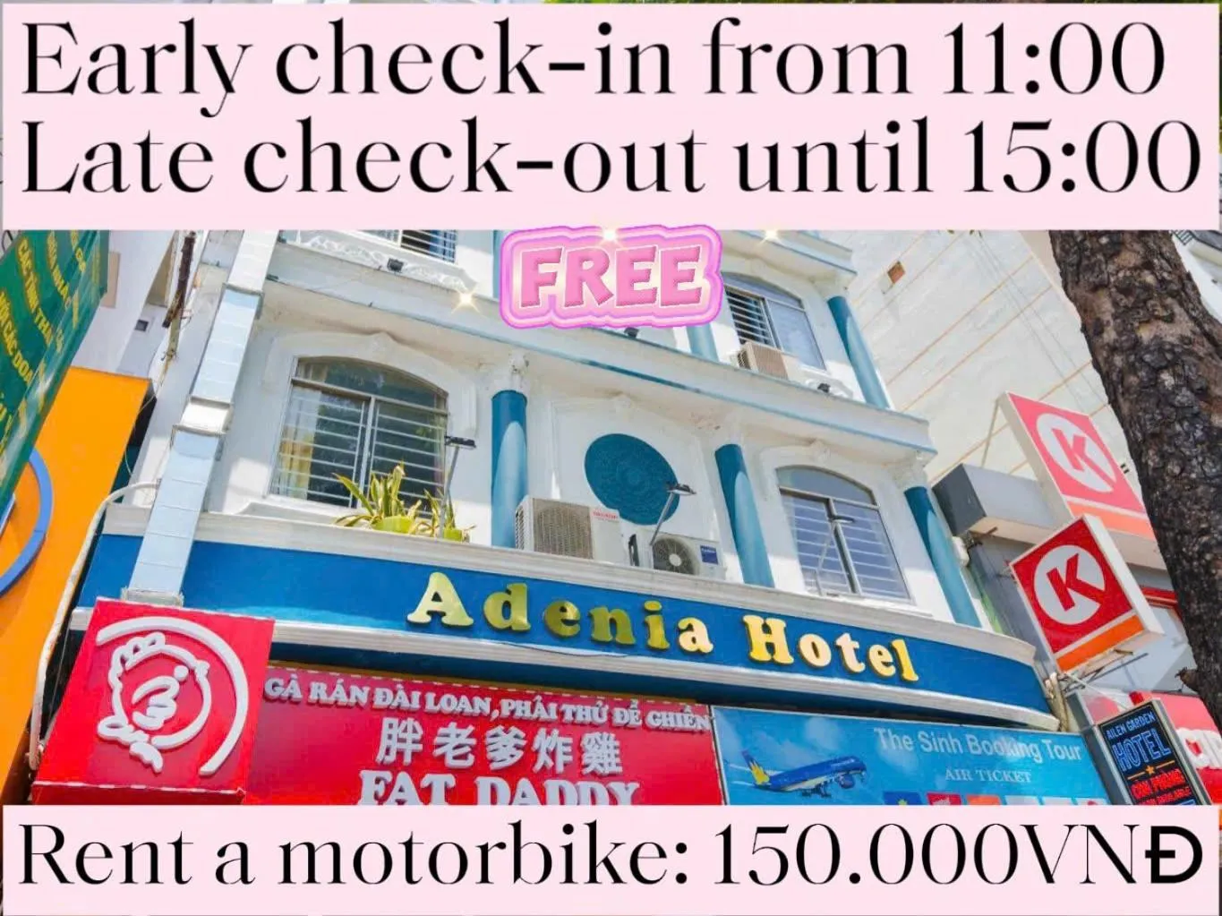 Property building in Adenia Hotel