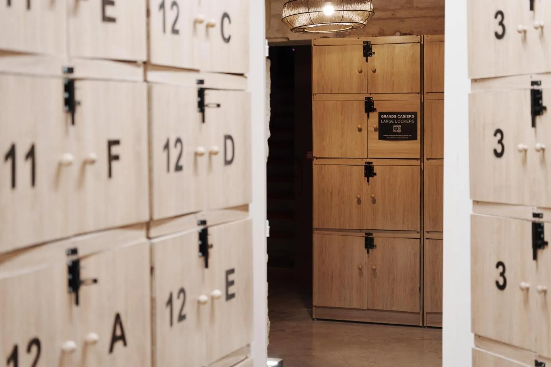 locker in Le Maje Hostel