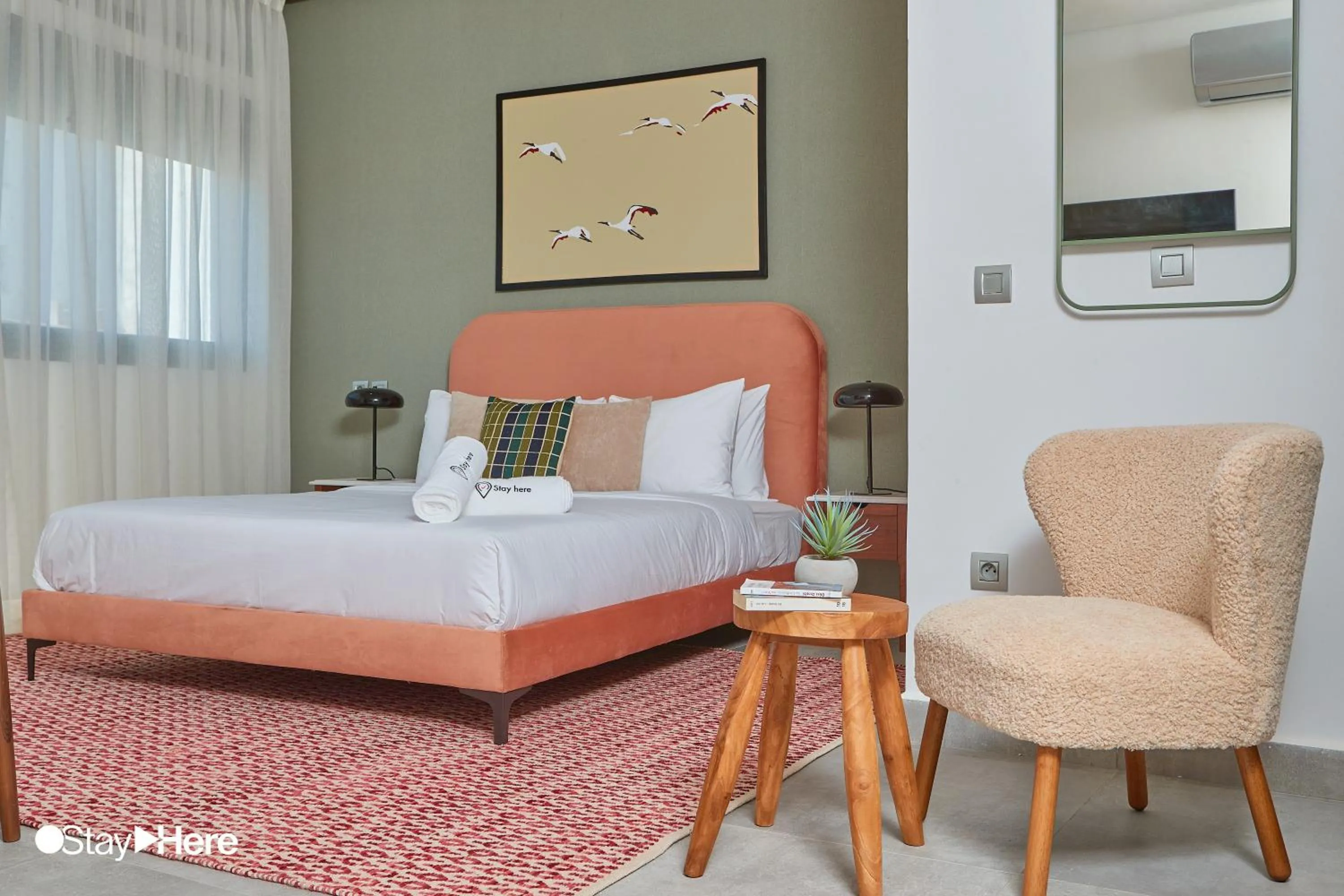 Bedroom, Bed in Stayhere Casablanca - Gauthier 2 - Contemporary Residence