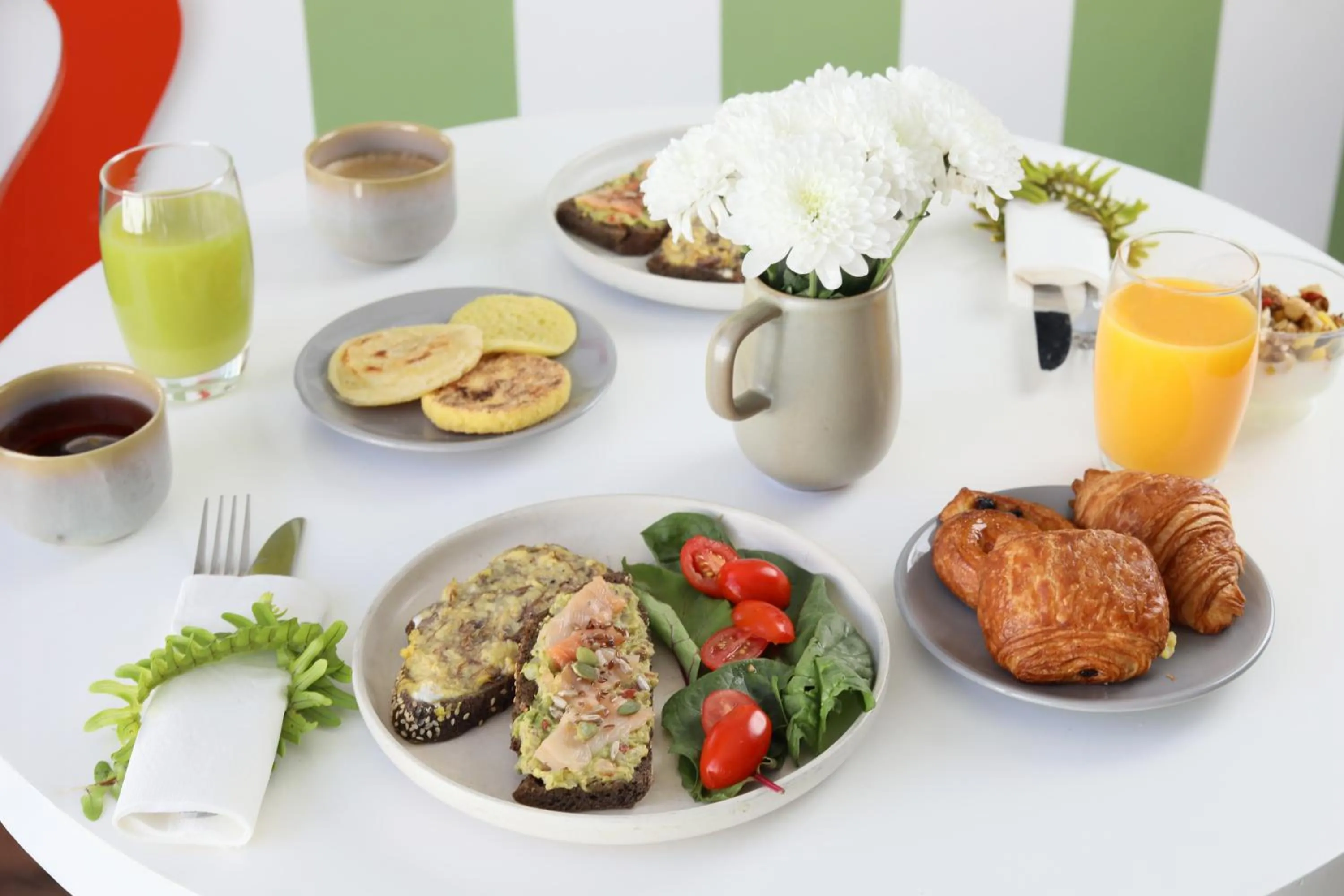 Breakfast in Stayhere Casablanca - Gauthier 2 - Contemporary Residence