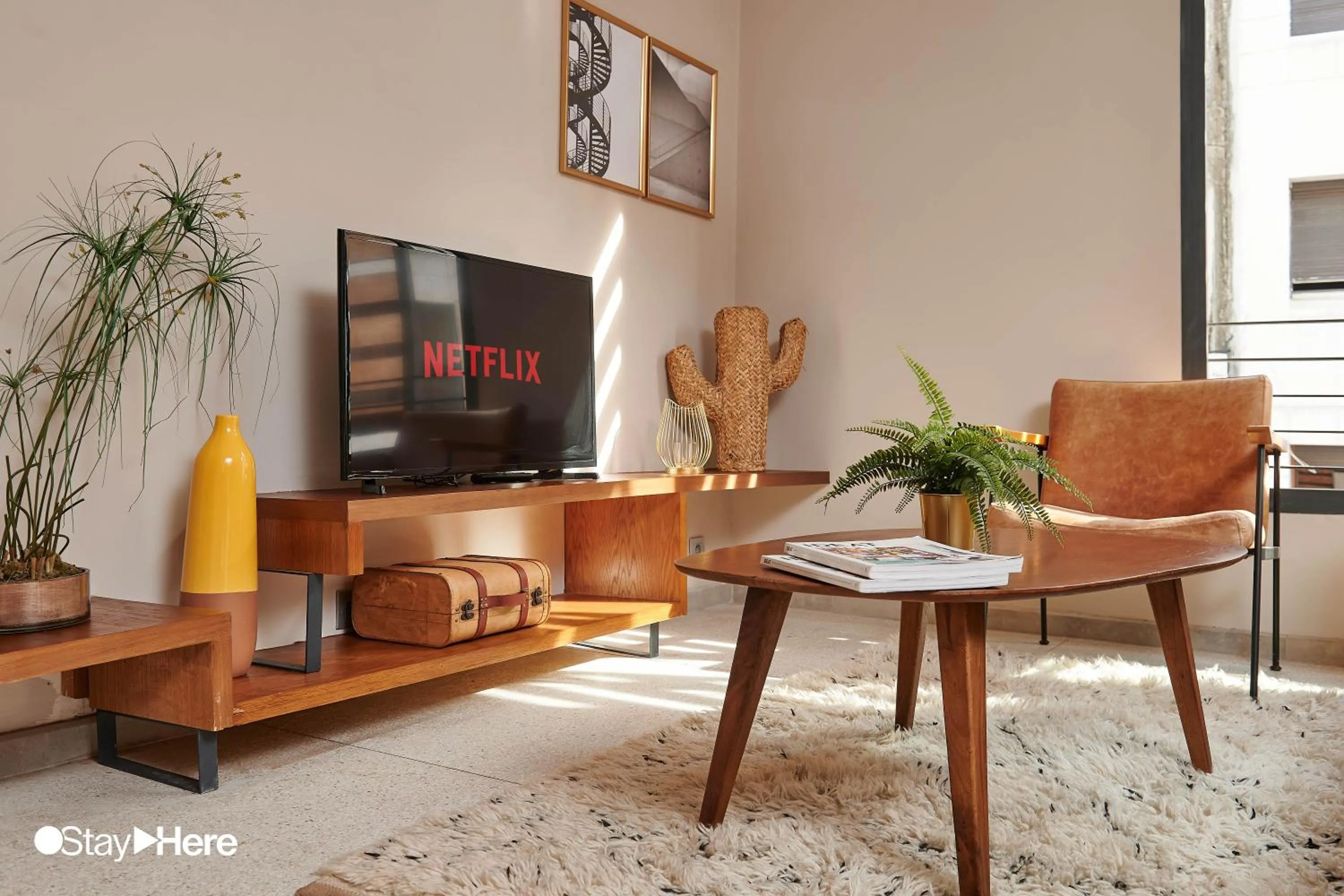 TV and multimedia in Stayhere Casablanca - Gauthier 2 - Contemporary Residence