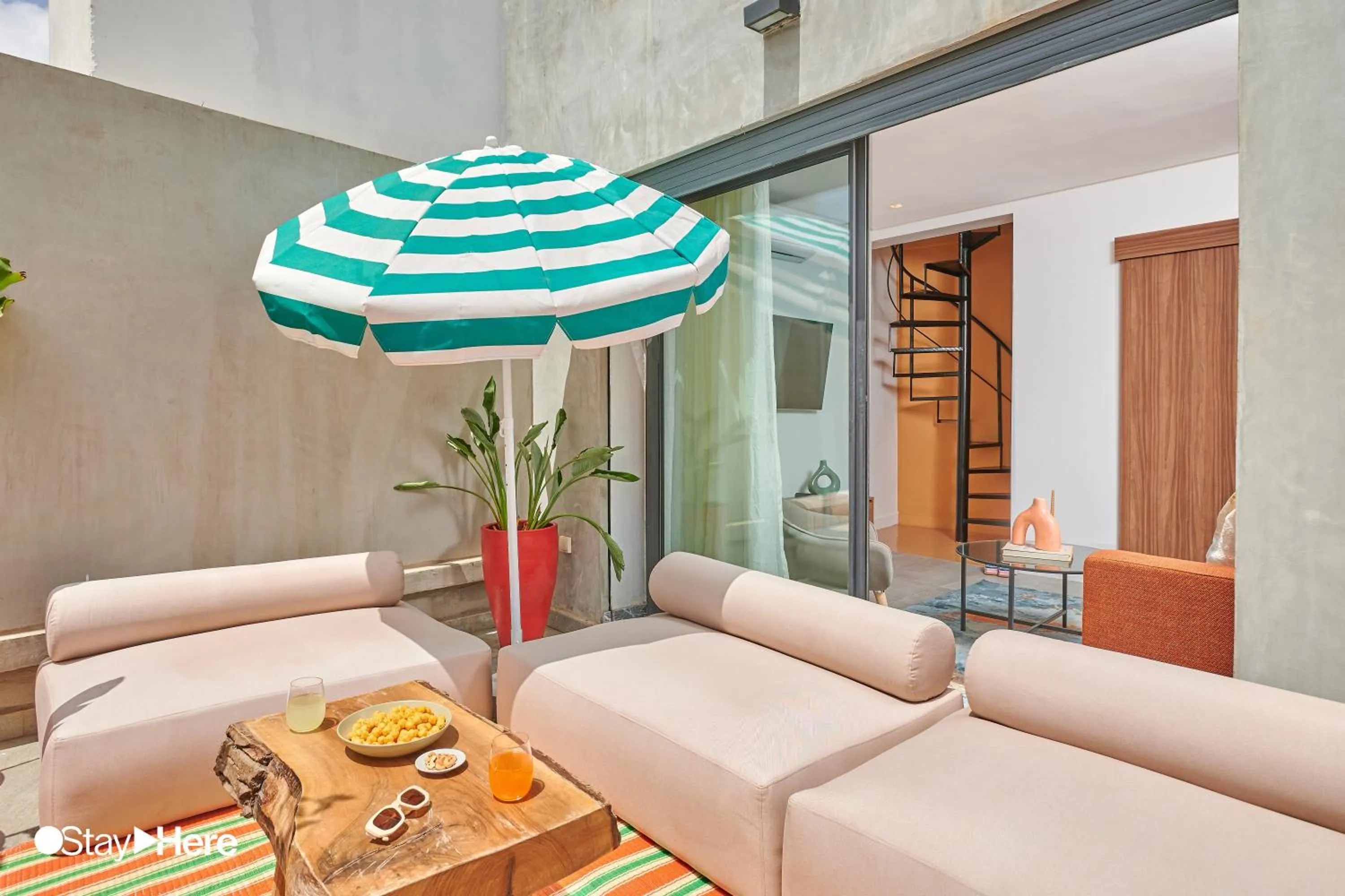 Balcony/Terrace in Stayhere Casablanca - Gauthier 2 - Contemporary Residence