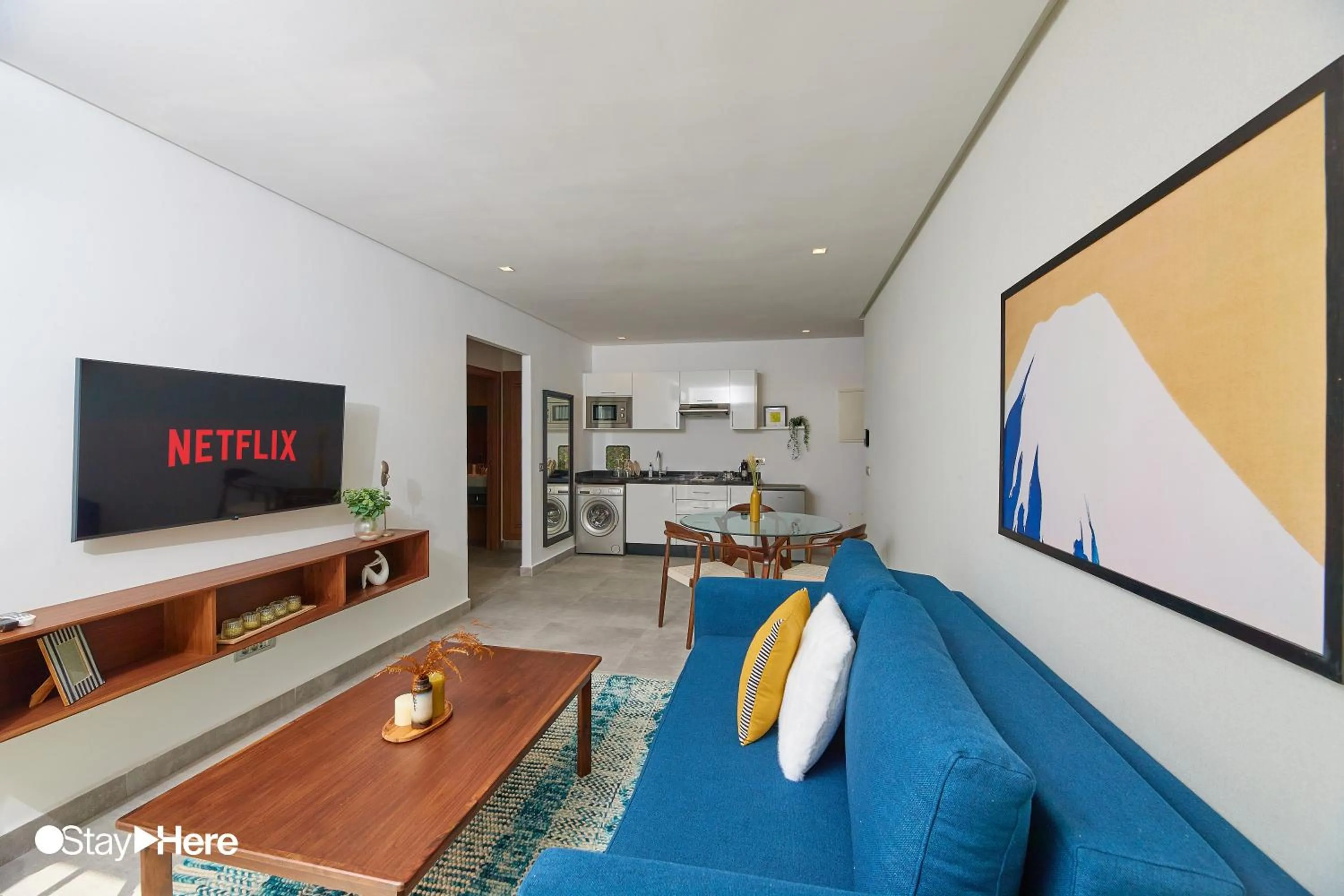 Living room in Stayhere Casablanca - Gauthier 2 - Contemporary Residence