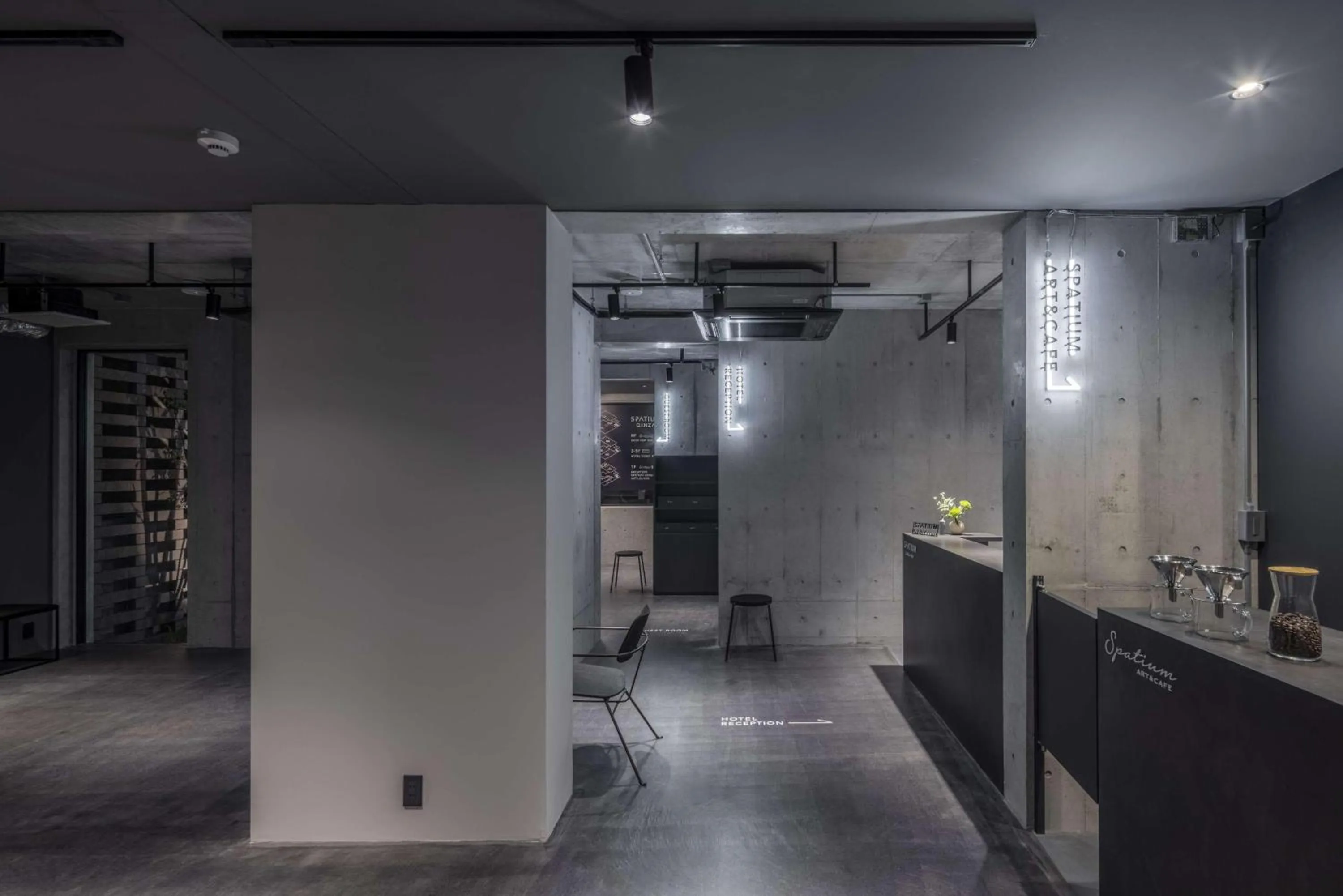 Lobby or reception in Spatium Ginza Pony