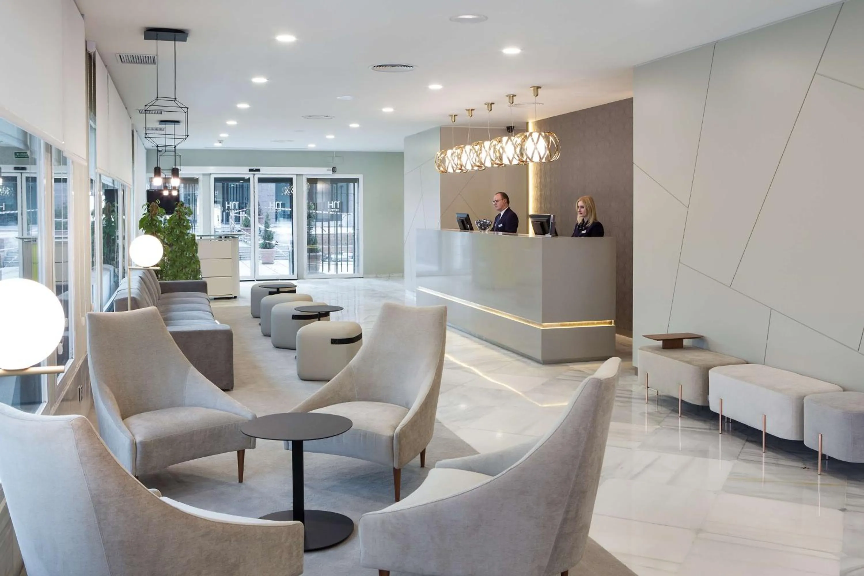 Lobby or reception in NH Barajas Airport