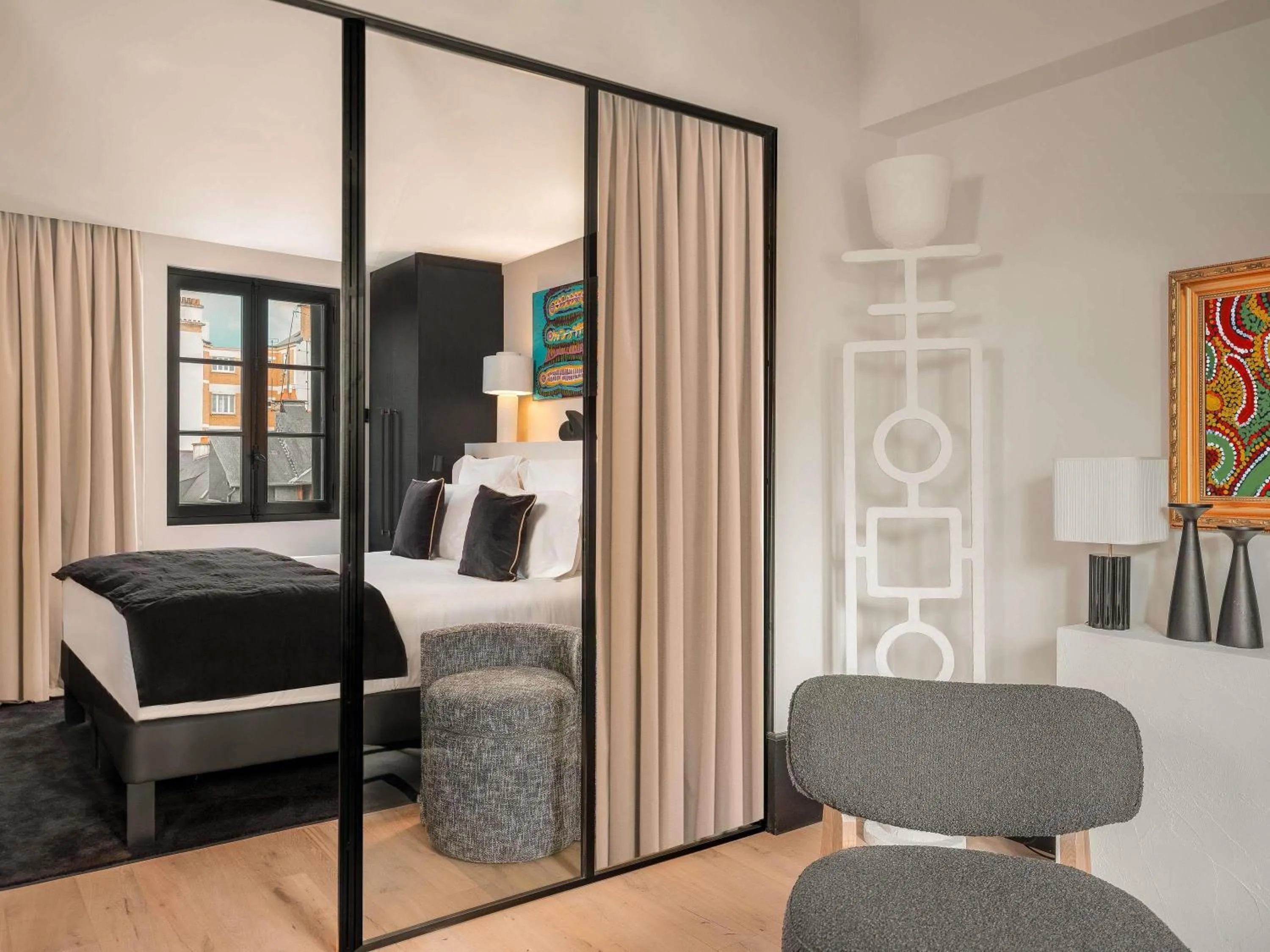 Bedroom, Bed in Balthazar Hotel & Spa Rennes - MGallery Collection