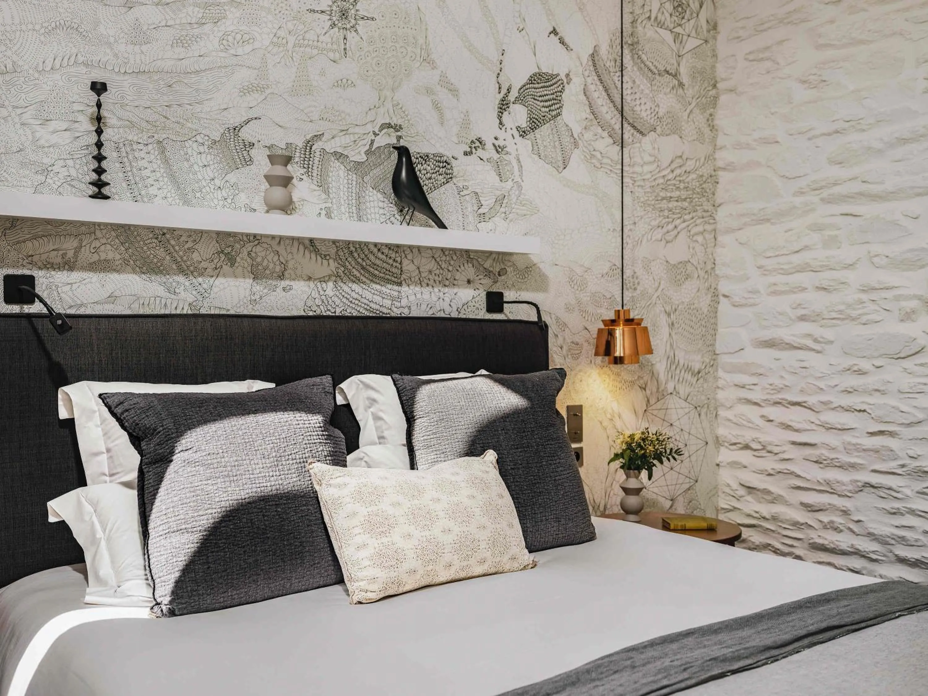 Bedroom, Bed in Balthazar Hotel & Spa Rennes - MGallery Collection