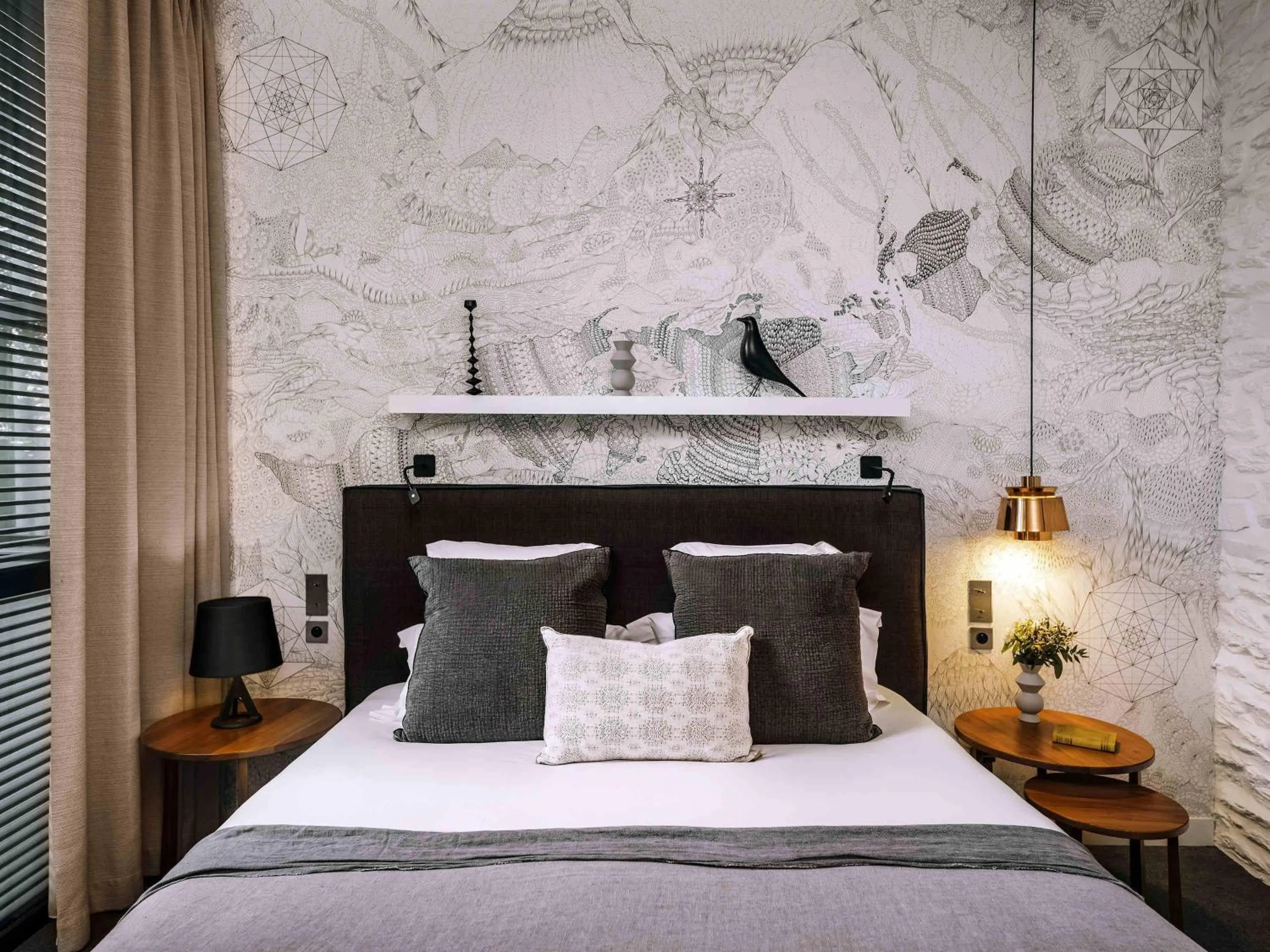 Bedroom, Bed in Balthazar Hotel & Spa Rennes - MGallery Collection
