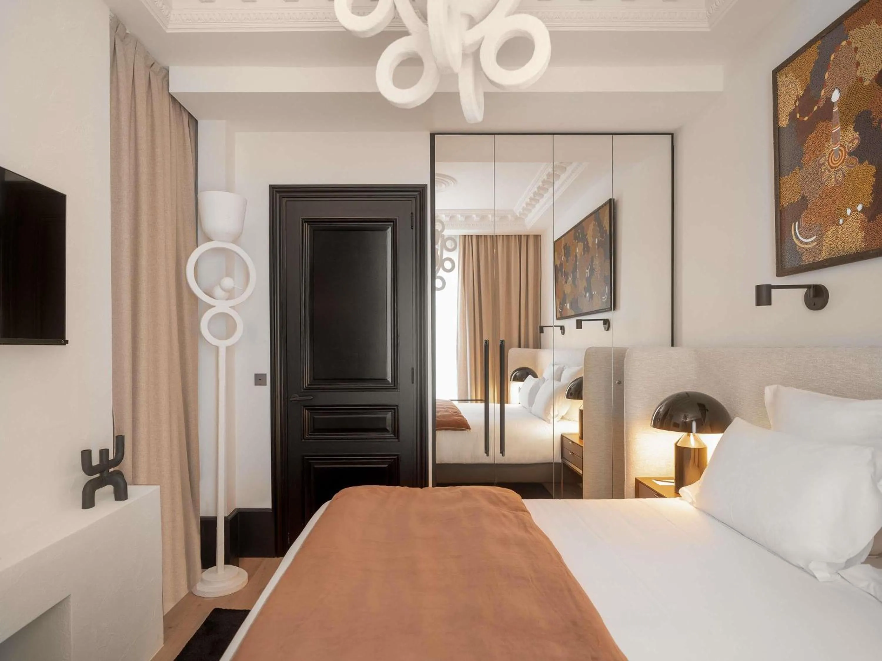 Bedroom, Bed in Balthazar Hotel & Spa Rennes - MGallery Collection