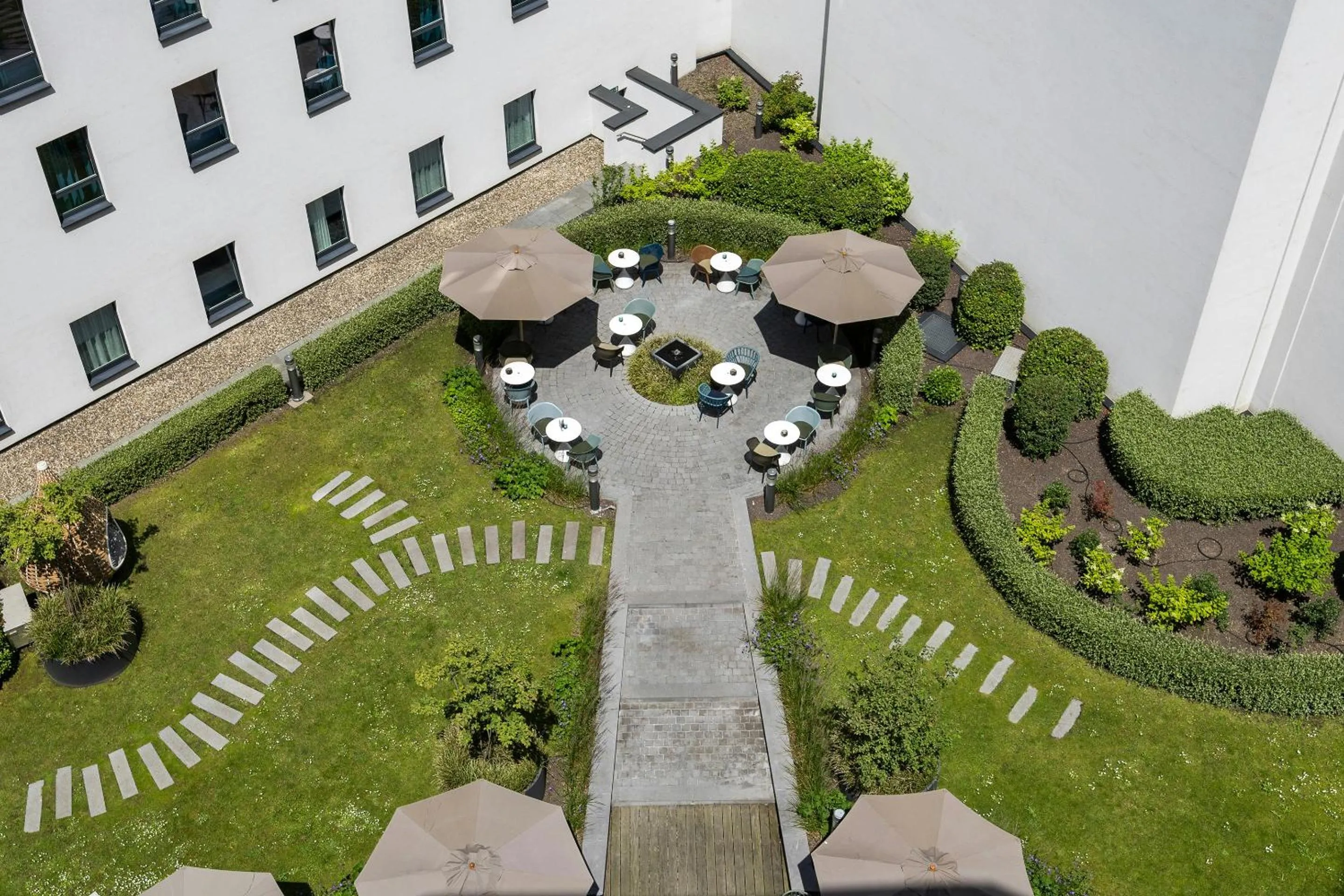 Bedroom in Motel One Brussels