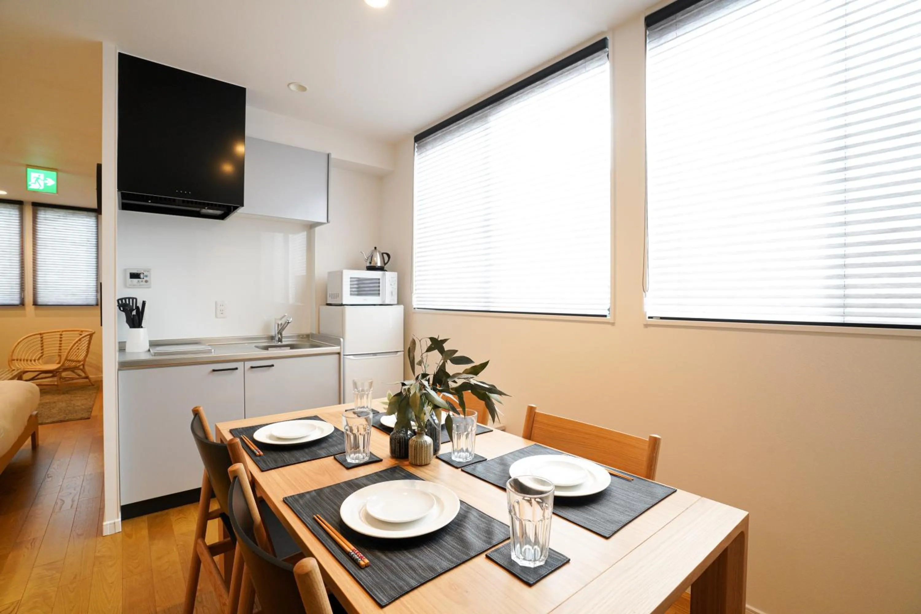 Dining area in PrimeRoom別府 SAKURA