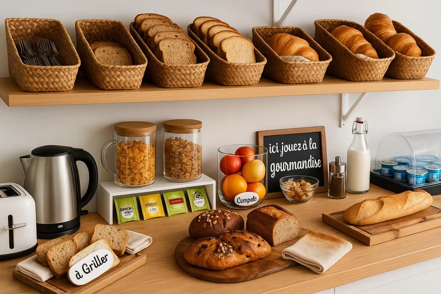 Breakfast in Résidence Thibaud