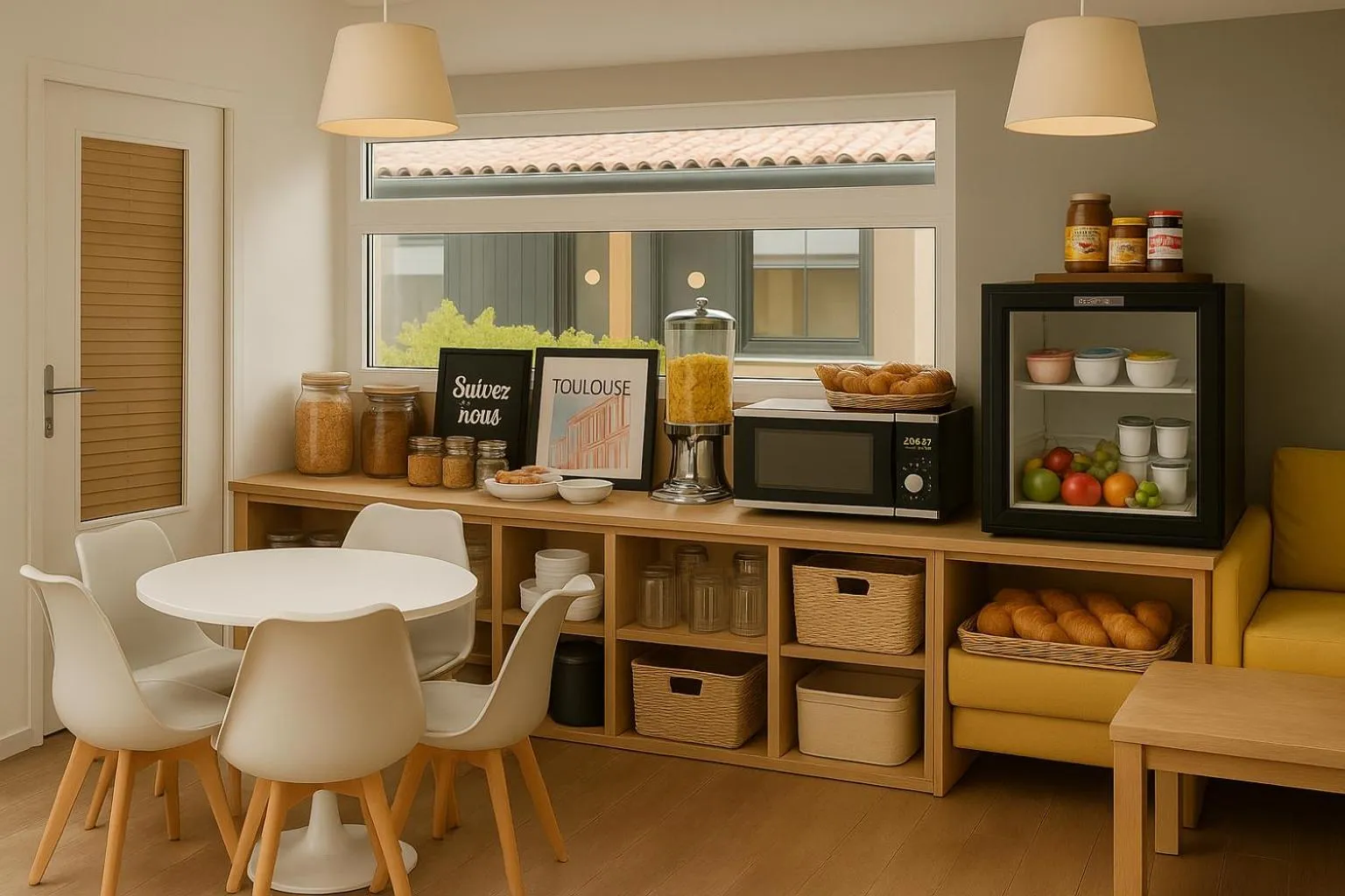 Breakfast in Résidence Thibaud