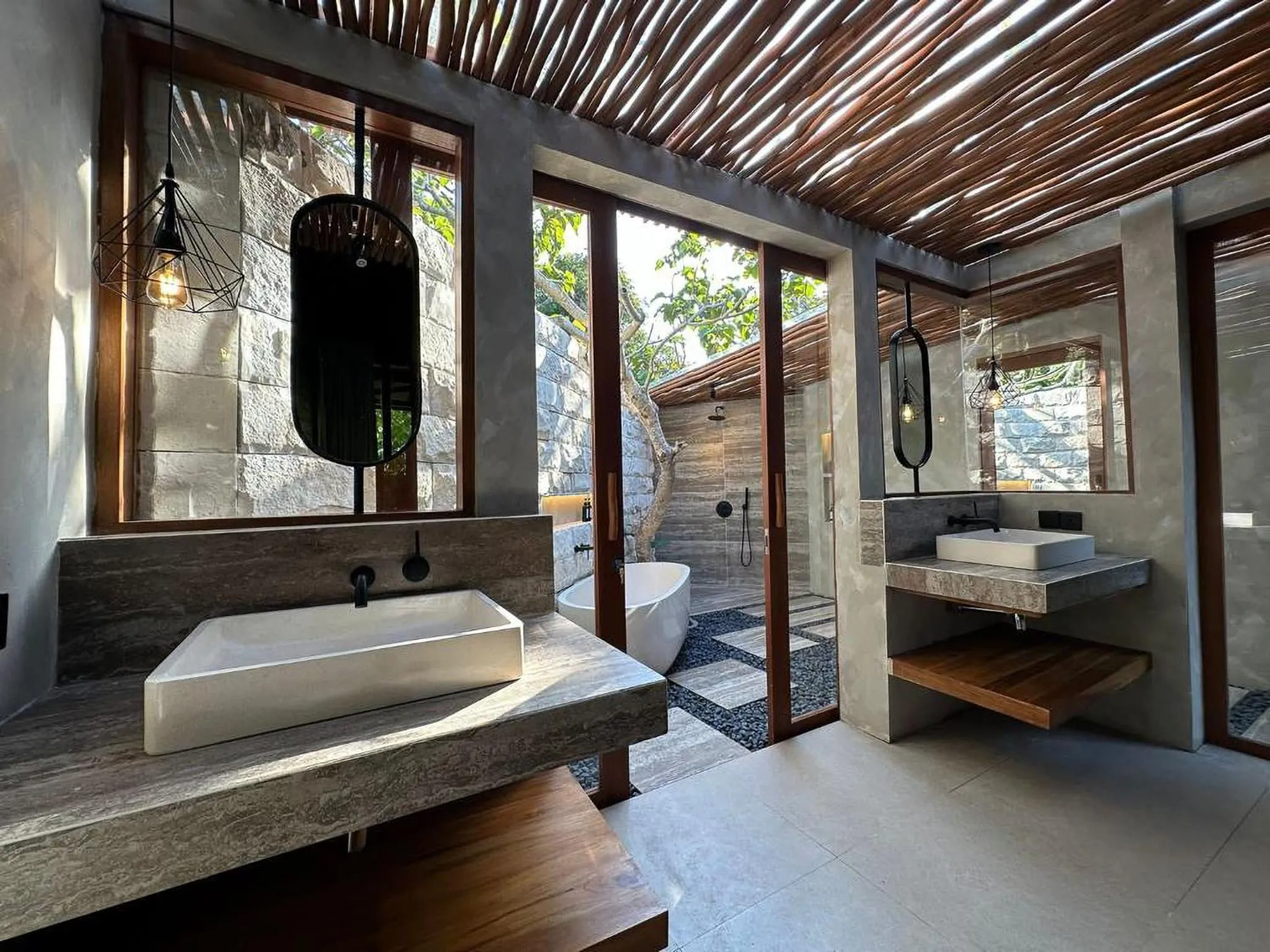 Bathroom, Bed in ONAYA Bali Resort - Adults Only