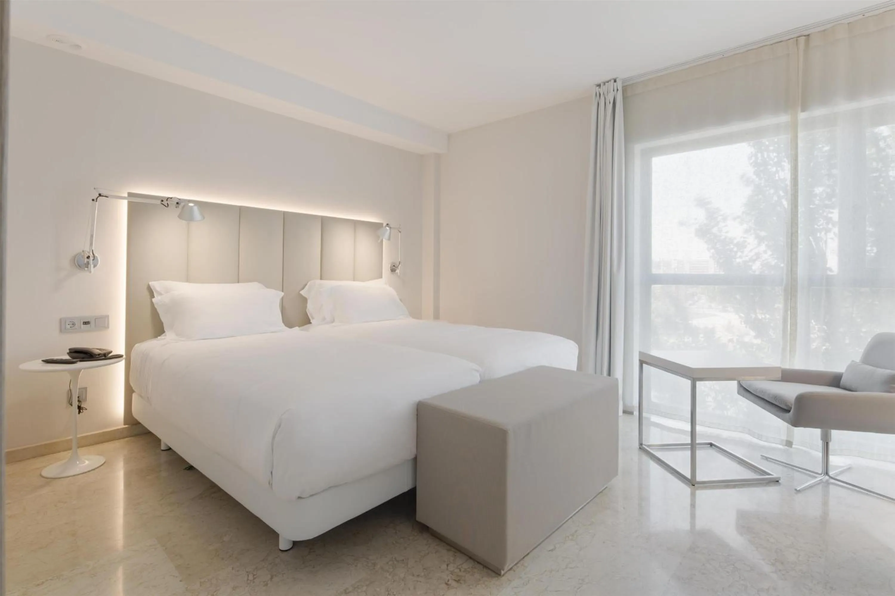 Bedroom, Bed in NH Ciudad de Zaragoza