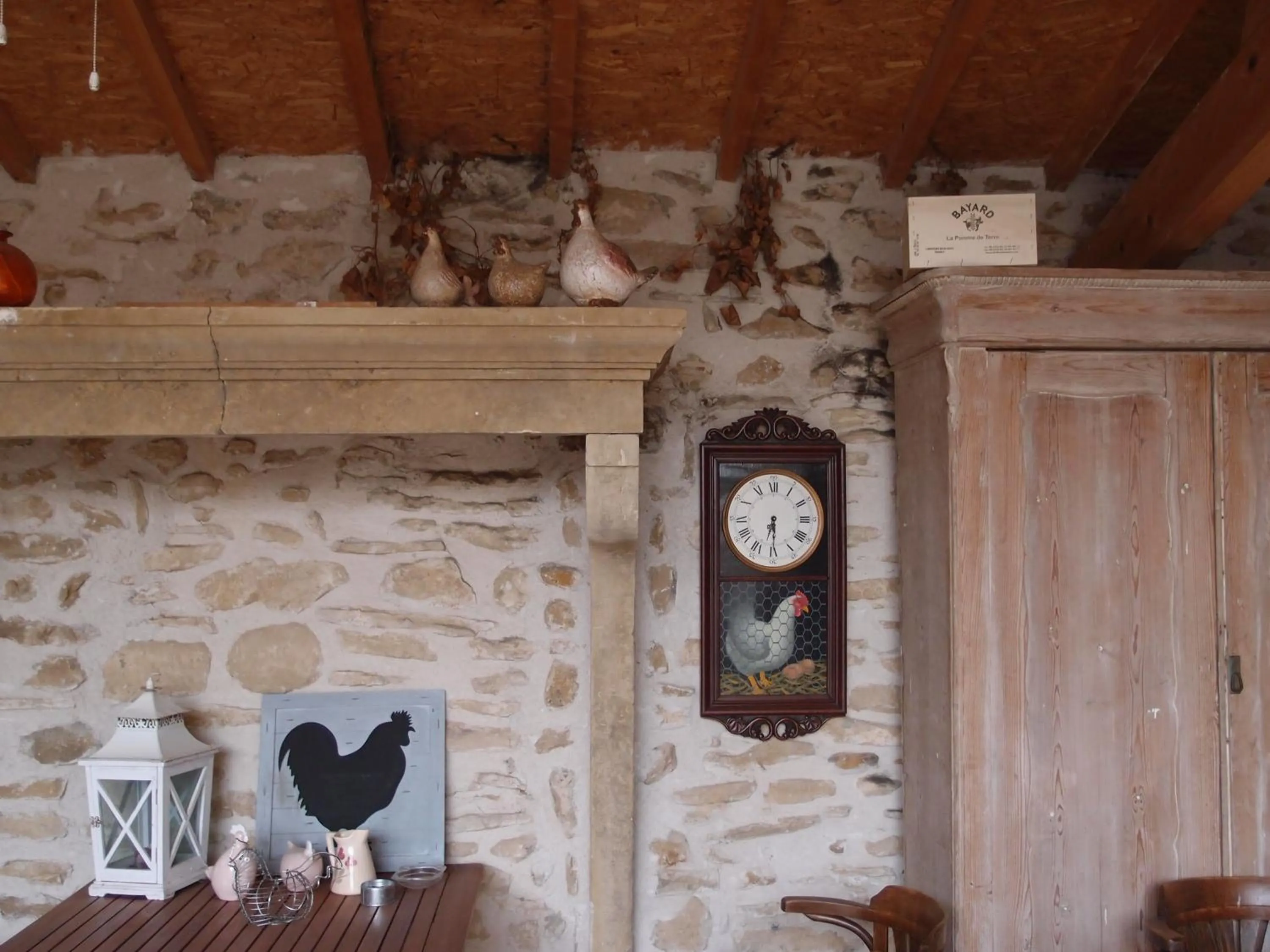 Decorative detail in Ferme Robin